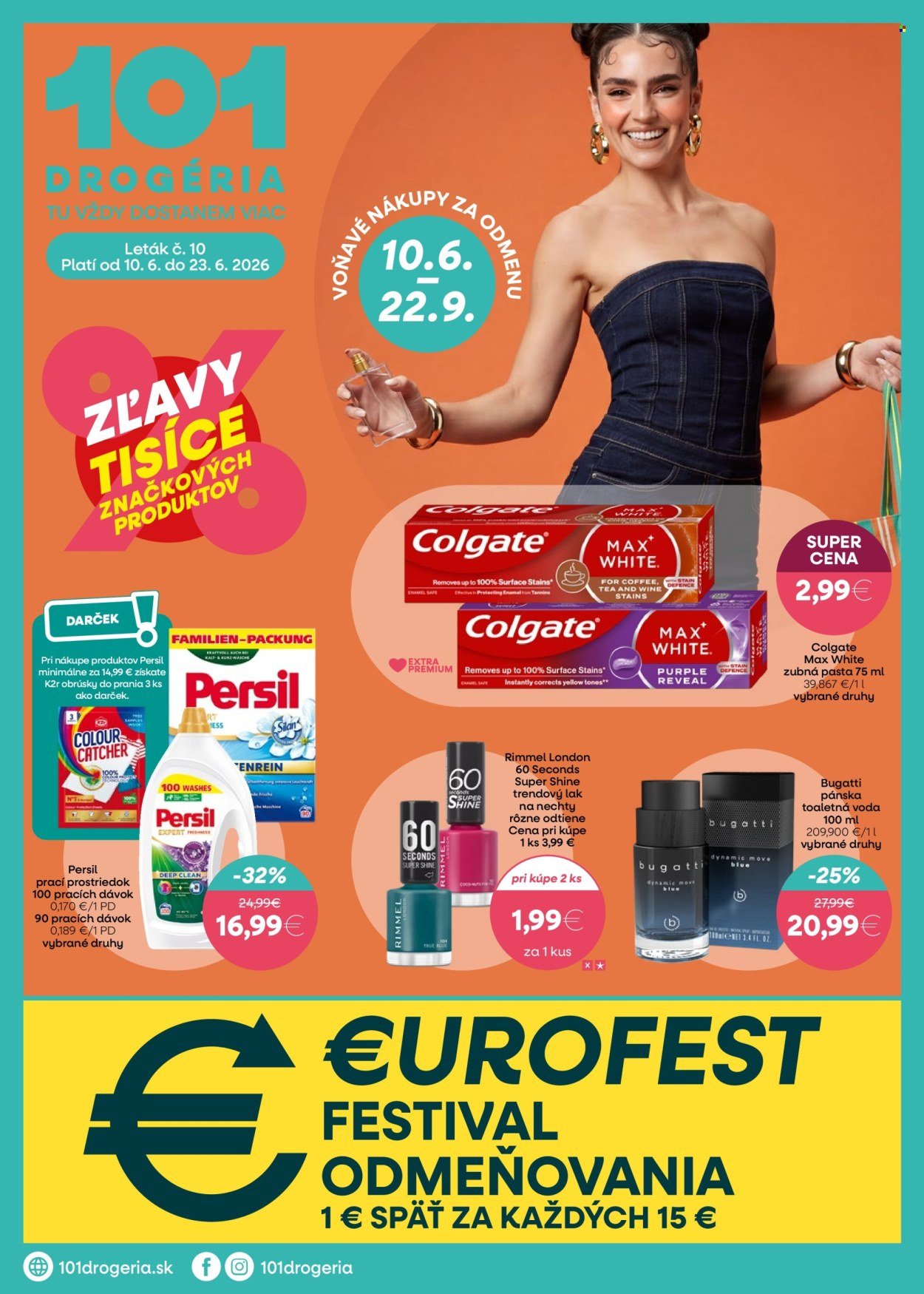 101 DROGERIE leták - Od stredy 10.6.2026