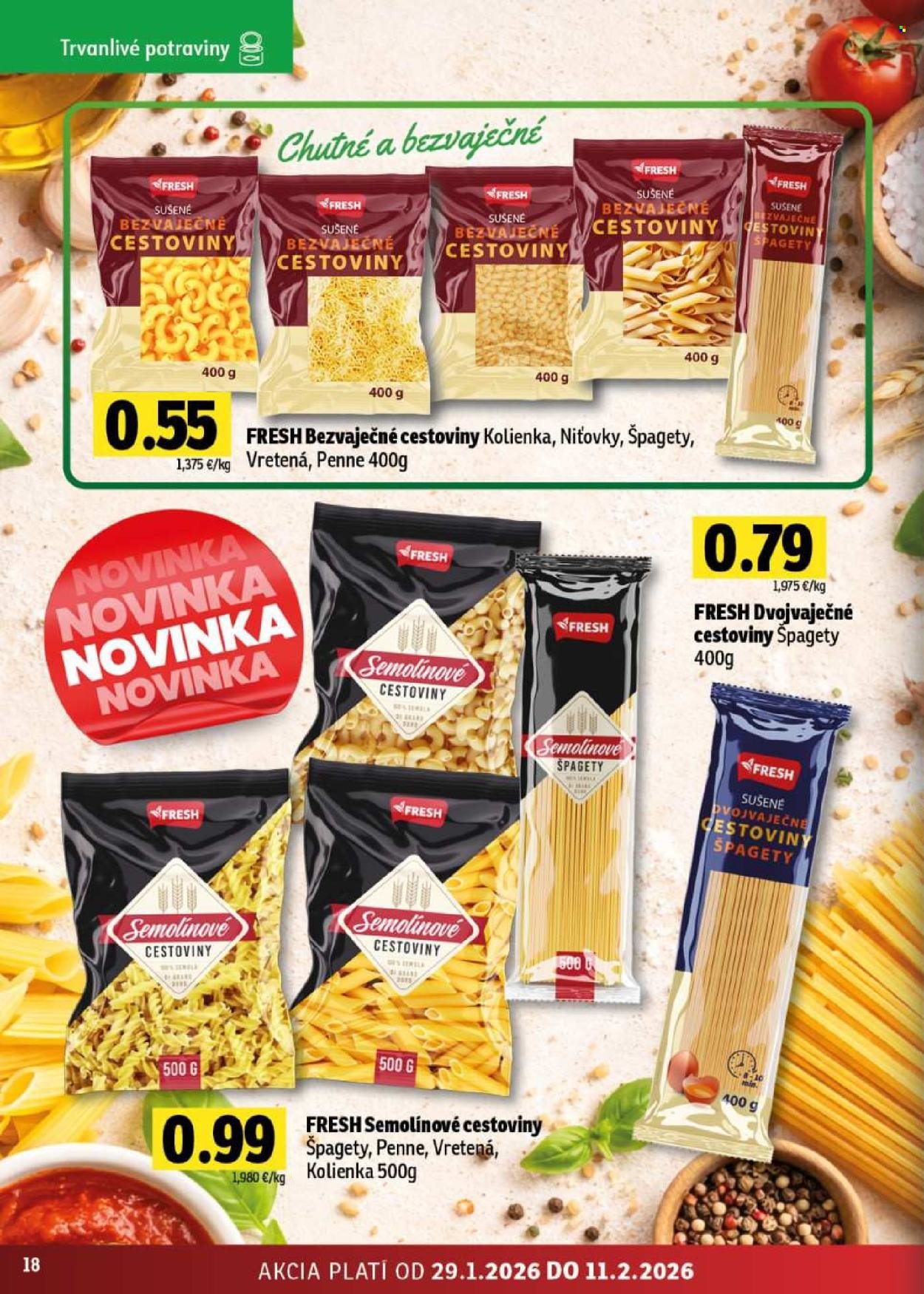 FRESH leták - Stredné a západné Slovensko (2026-01-29 - 2026-02-11) | 18