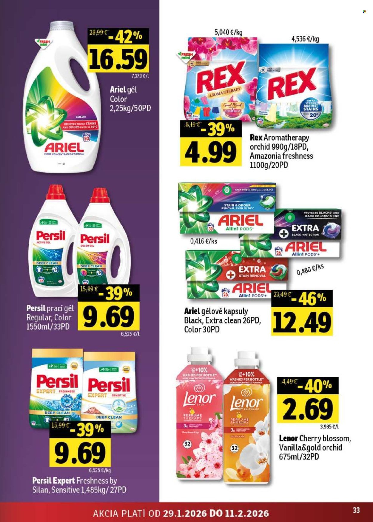 FRESH leták - Stredné a západné Slovensko (2026-01-29 - 2026-02-11) | 33