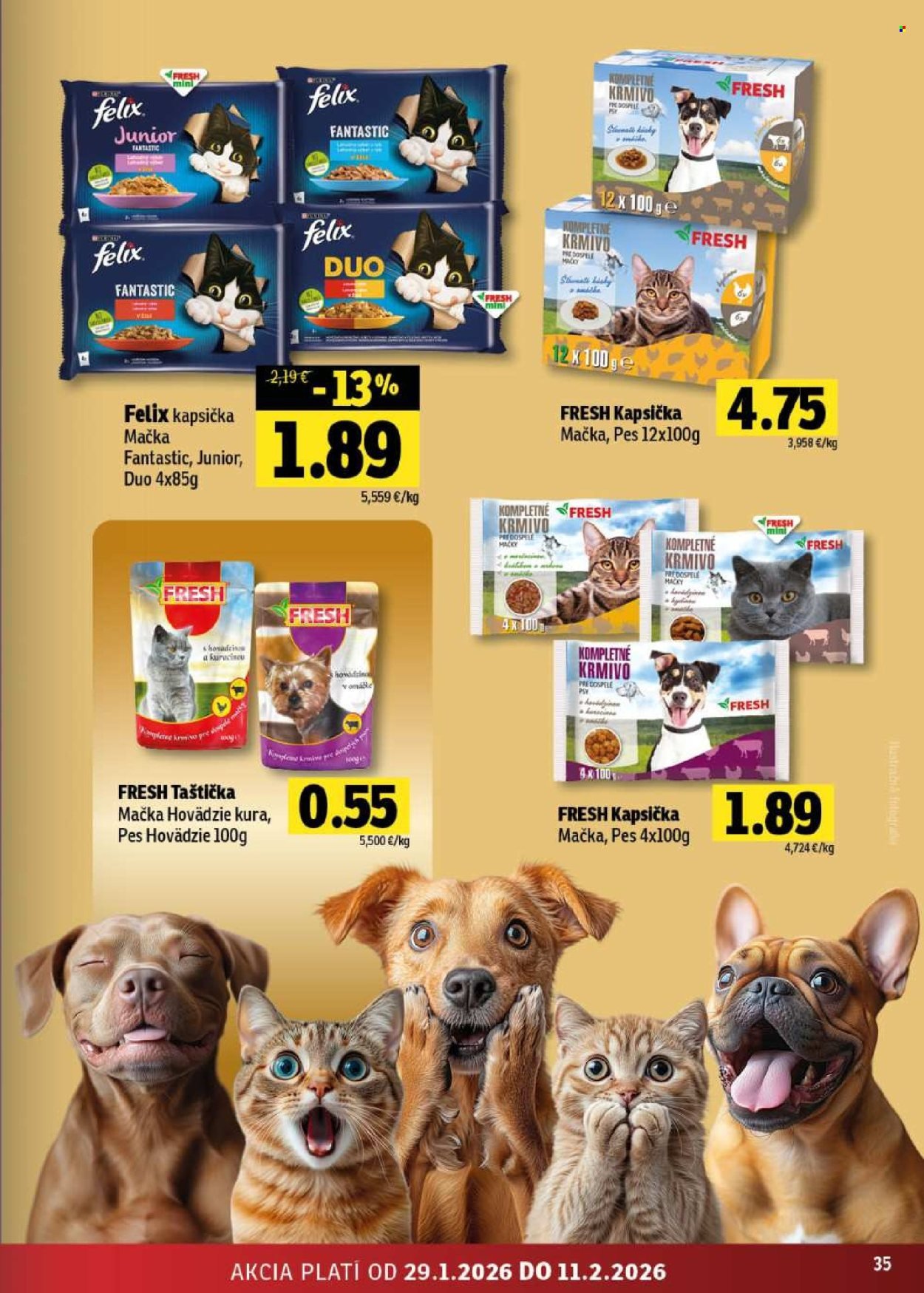 FRESH leták - Stredné a západné Slovensko (2026-01-29 - 2026-02-11) | 35