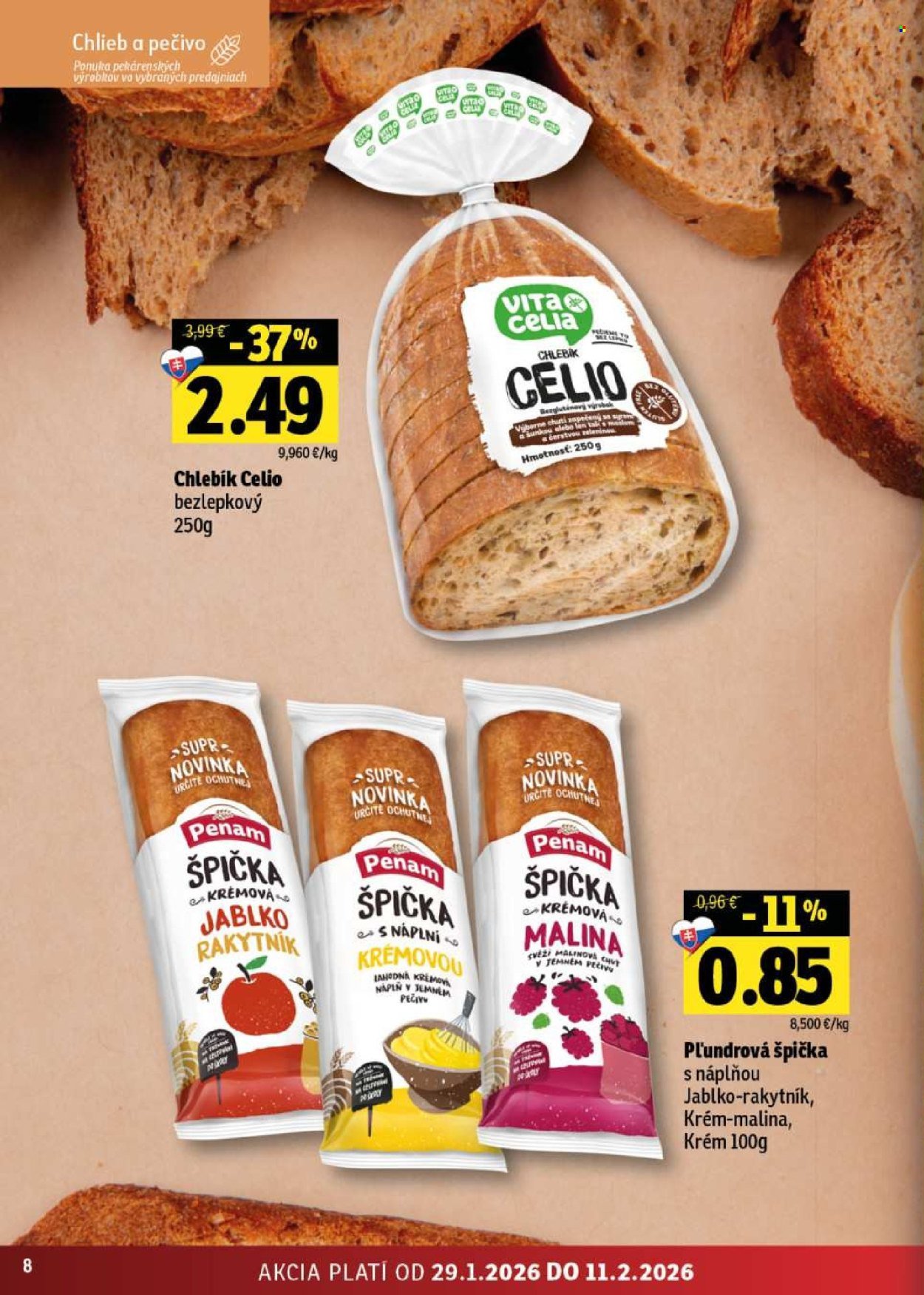 FRESH leták - Stredné a západné Slovensko (2026-01-29 - 2026-02-11) | 8