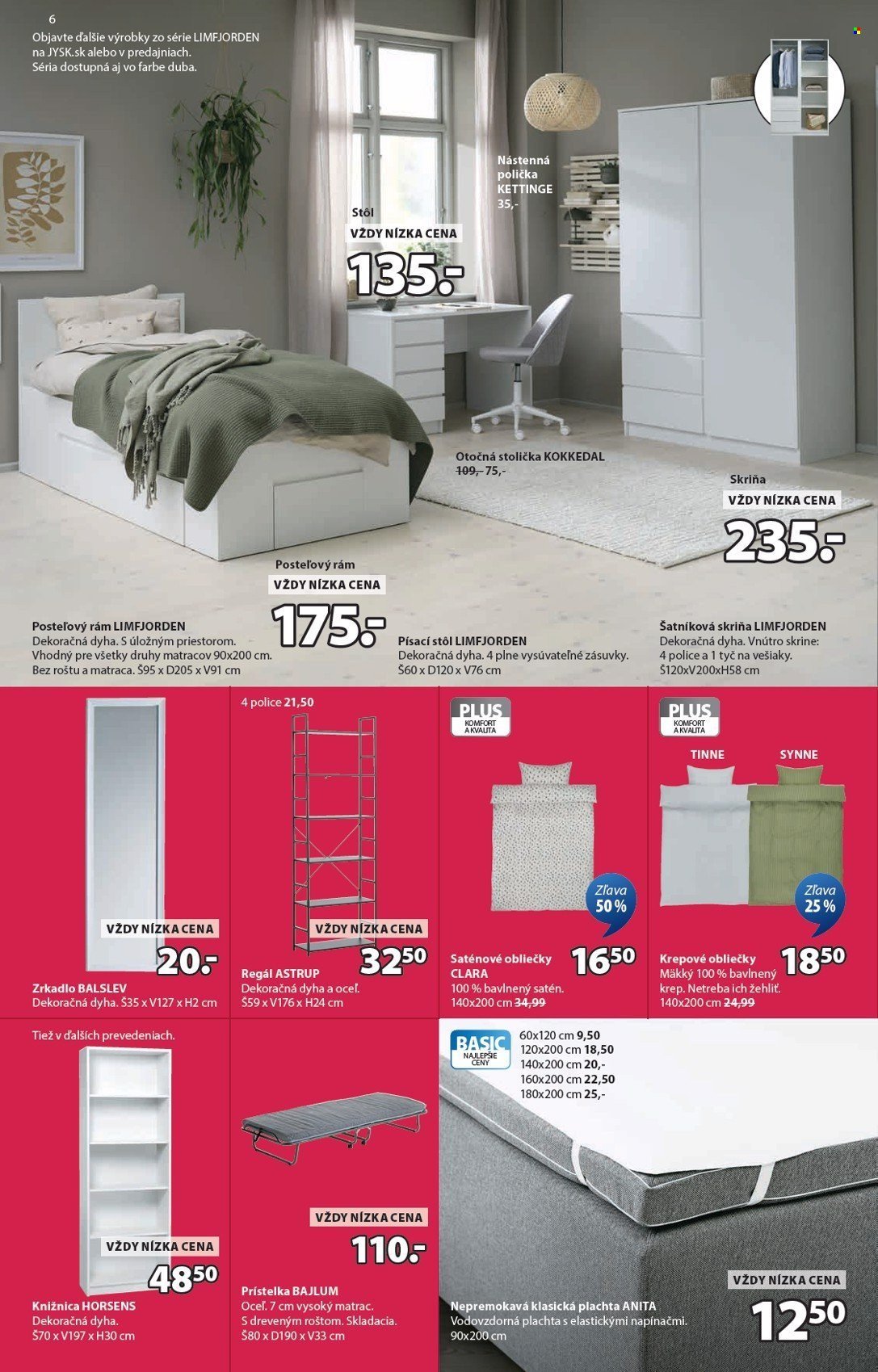 JYSK leták - Od stredy 7.1.2026 (2026-01-07 - 2026-02-03) | 7
