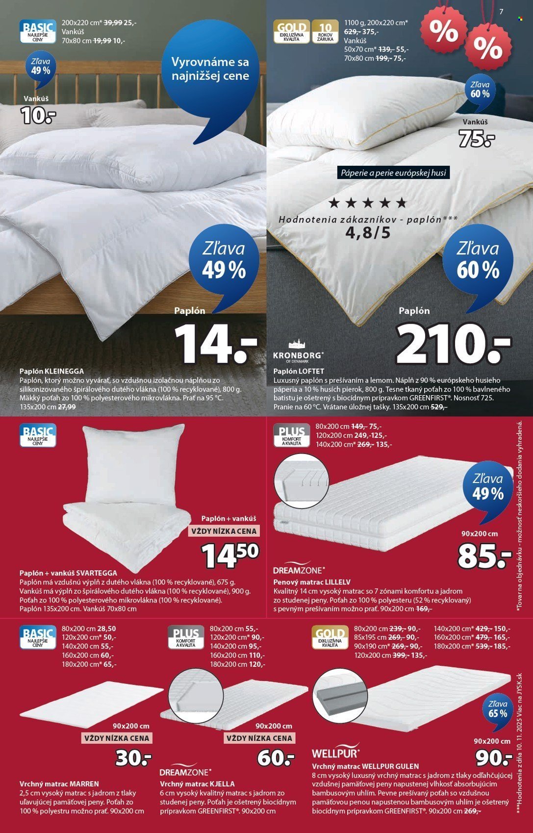 JYSK leták - Od stredy 7.1.2026 (2026-01-07 - 2026-02-03) | 8