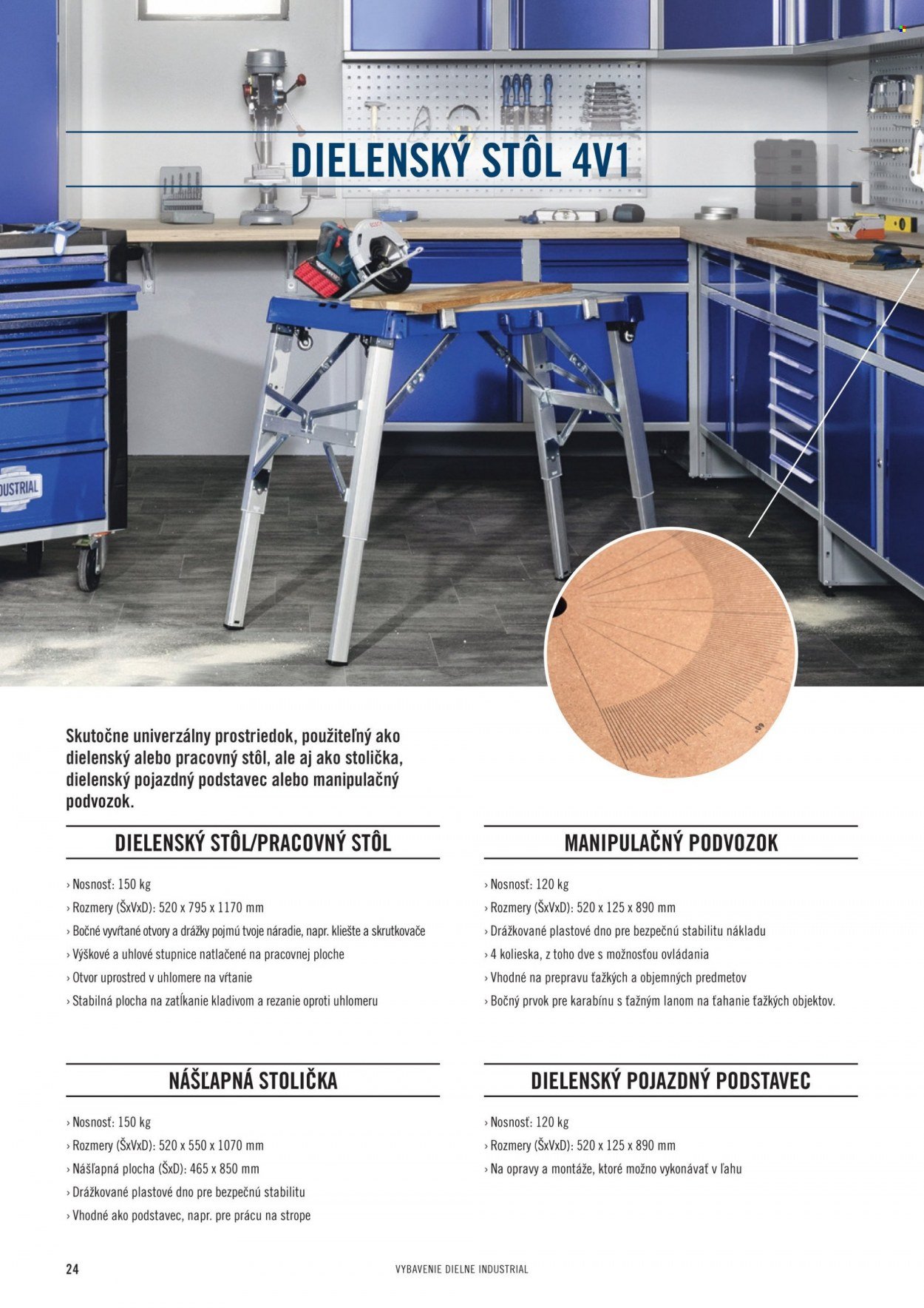 HORNBACH leták - INDUSTRIAL - Systém vybavenia dielne (2023-10-25) | 24