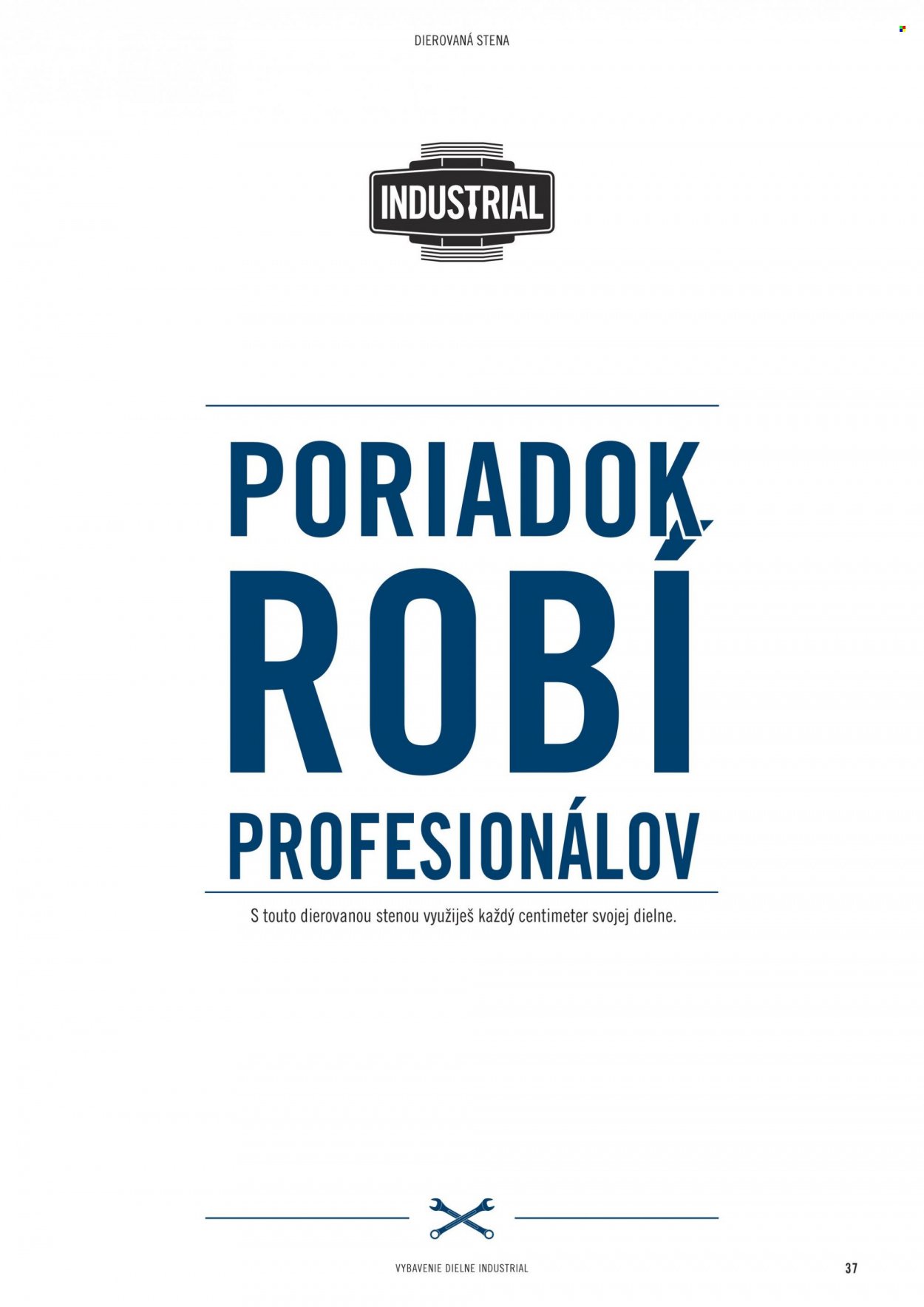 HORNBACH leták - INDUSTRIAL - Systém vybavenia dielne (2023-10-25) | 37