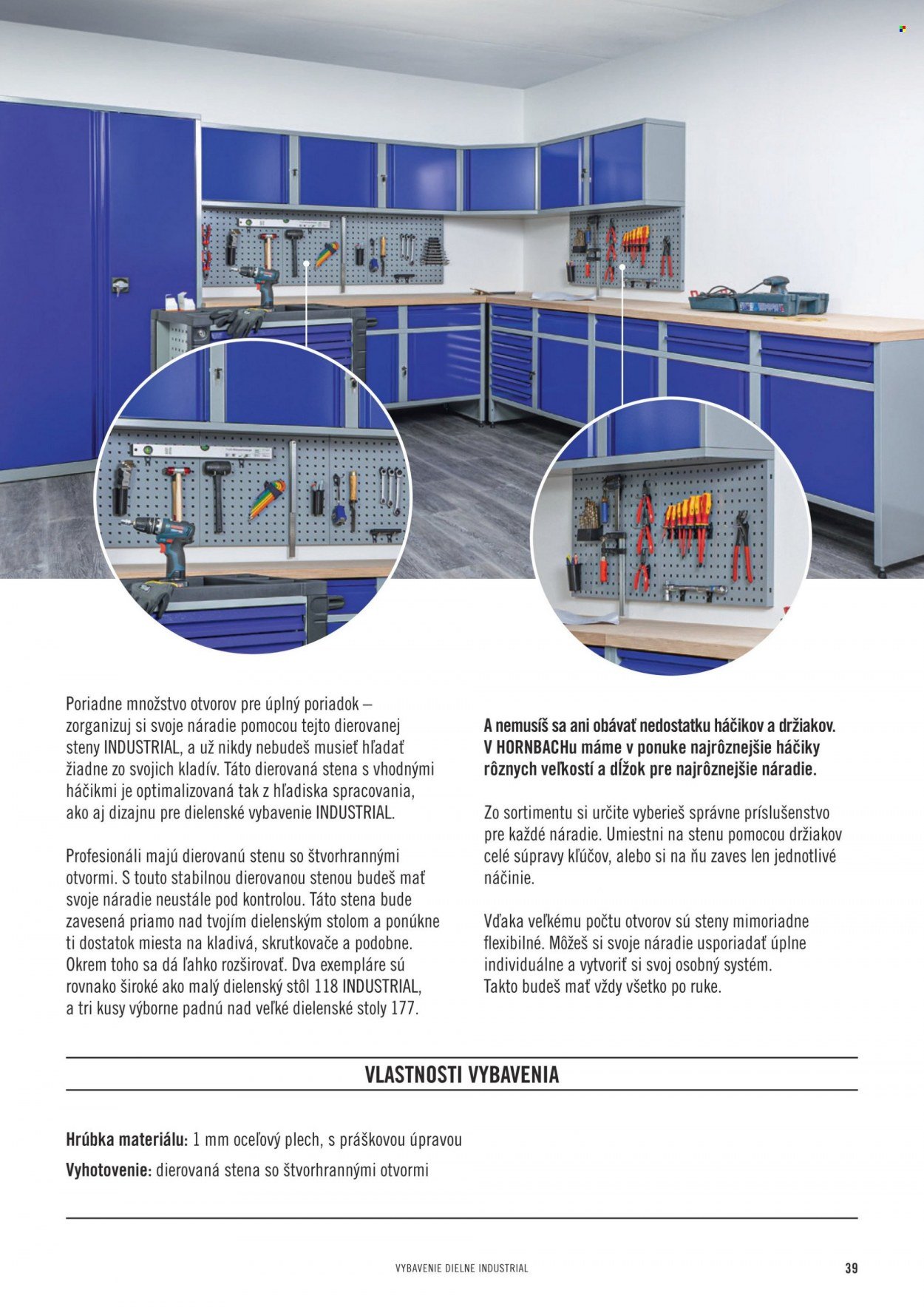 HORNBACH leták - INDUSTRIAL - Systém vybavenia dielne (2023-10-25) | 39