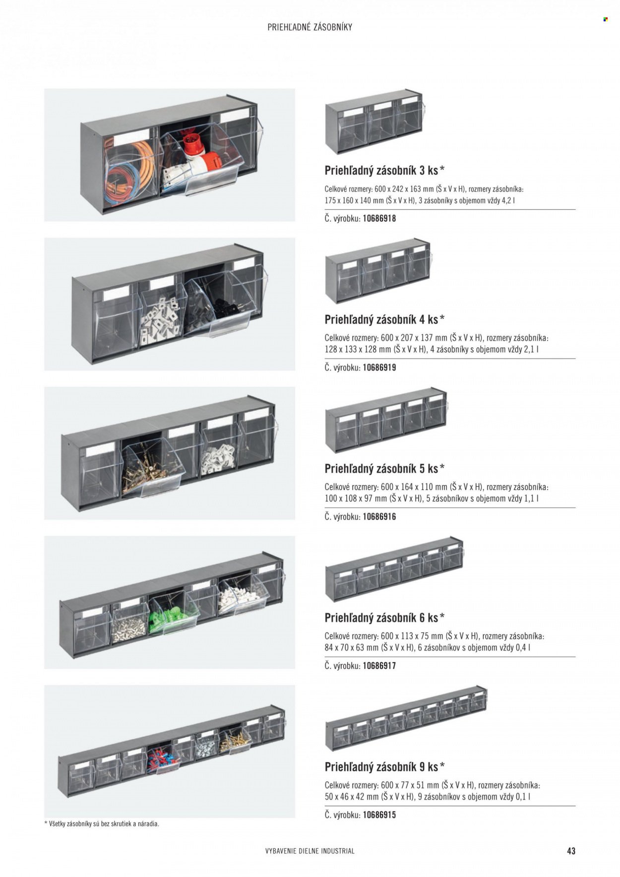 HORNBACH leták - INDUSTRIAL - Systém vybavenia dielne (2023-10-25) | 43