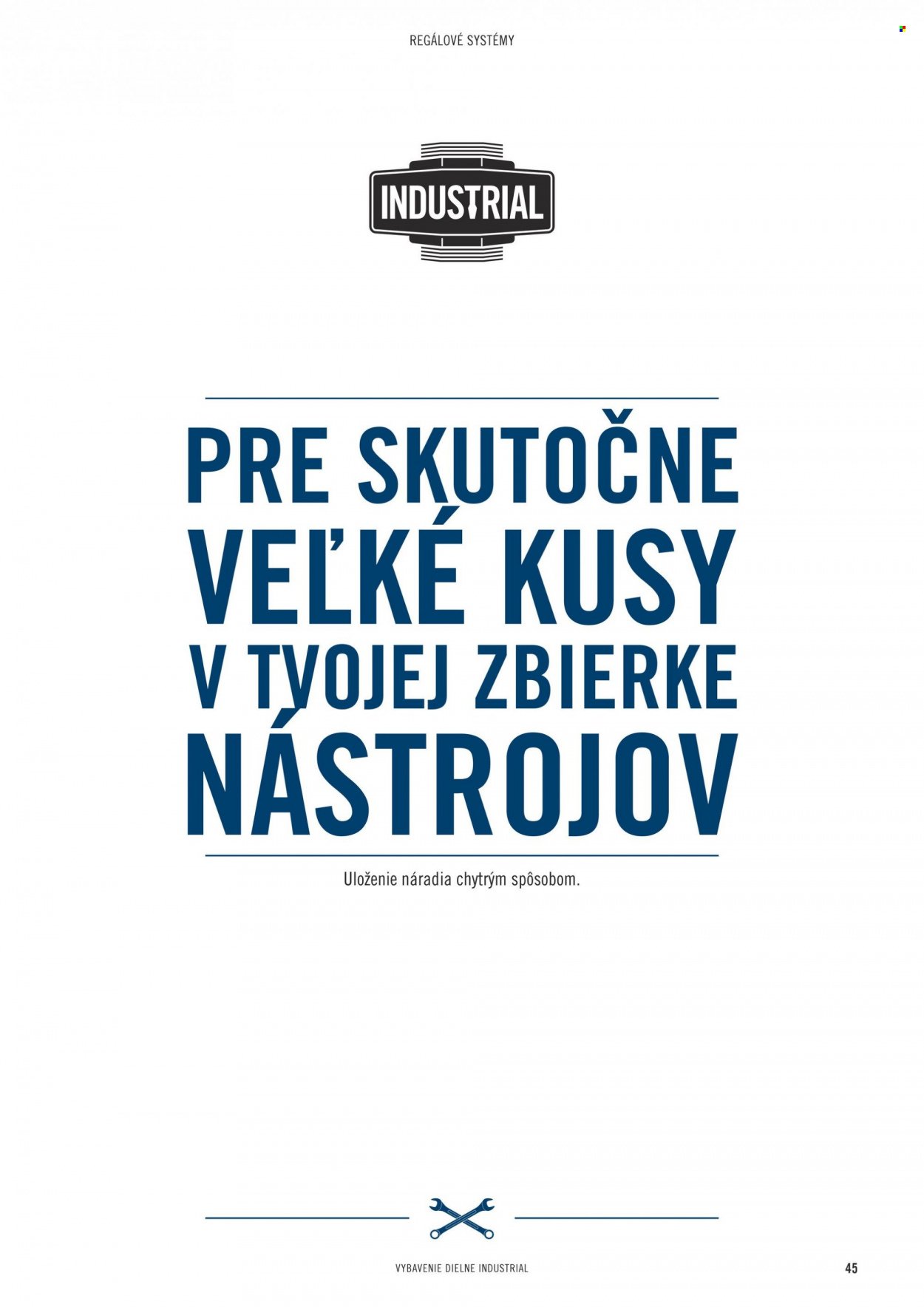 HORNBACH leták - INDUSTRIAL - Systém vybavenia dielne (2023-10-25) | 45