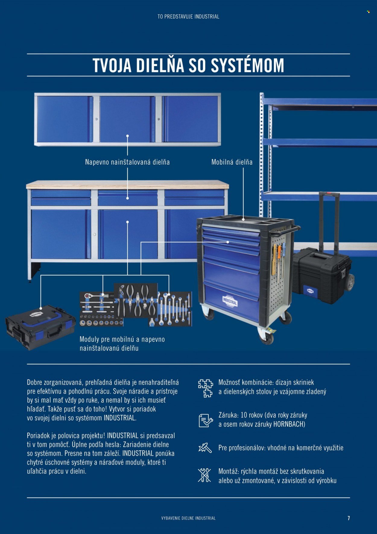 HORNBACH leták - INDUSTRIAL - Systém vybavenia dielne (2023-10-25) | 7
