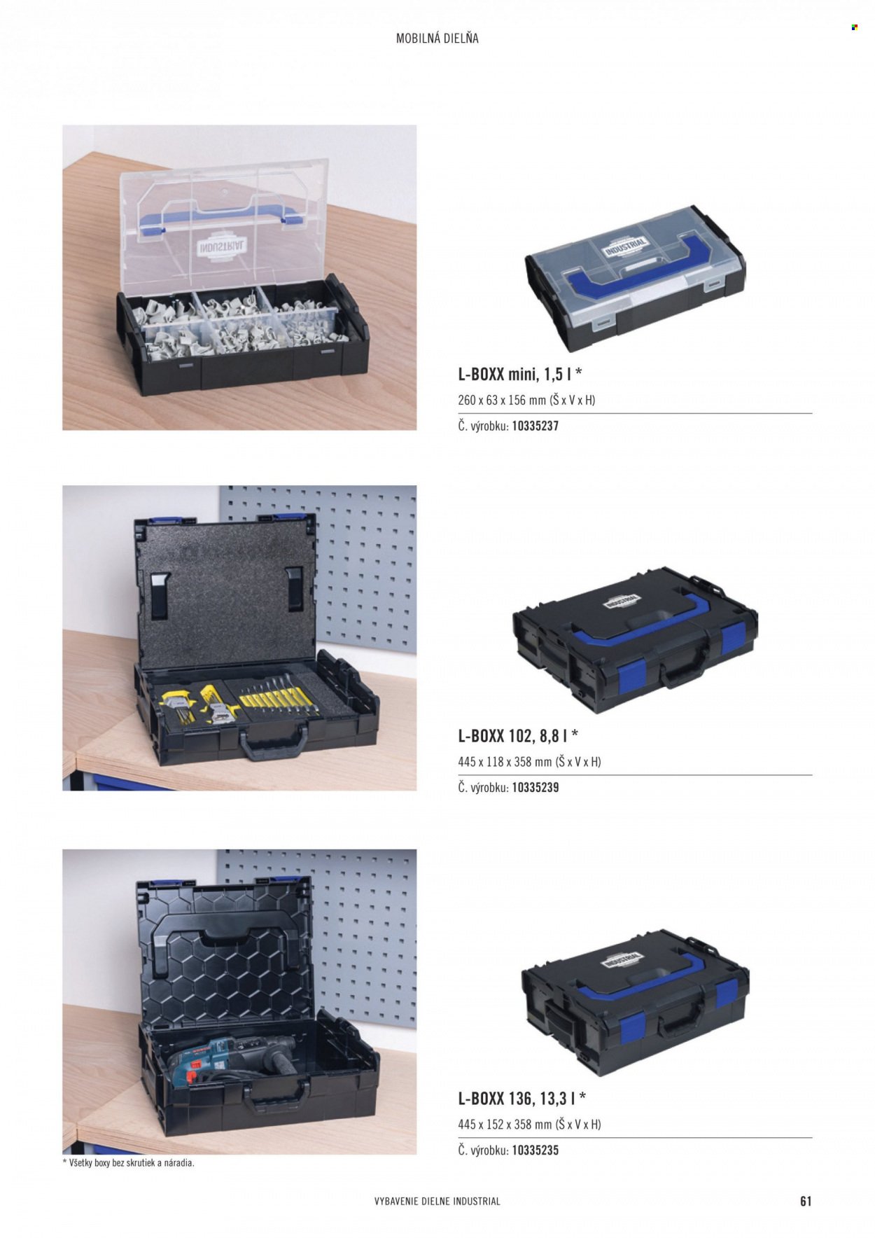 HORNBACH leták - INDUSTRIAL - Systém vybavenia dielne (2023-10-25) | 61