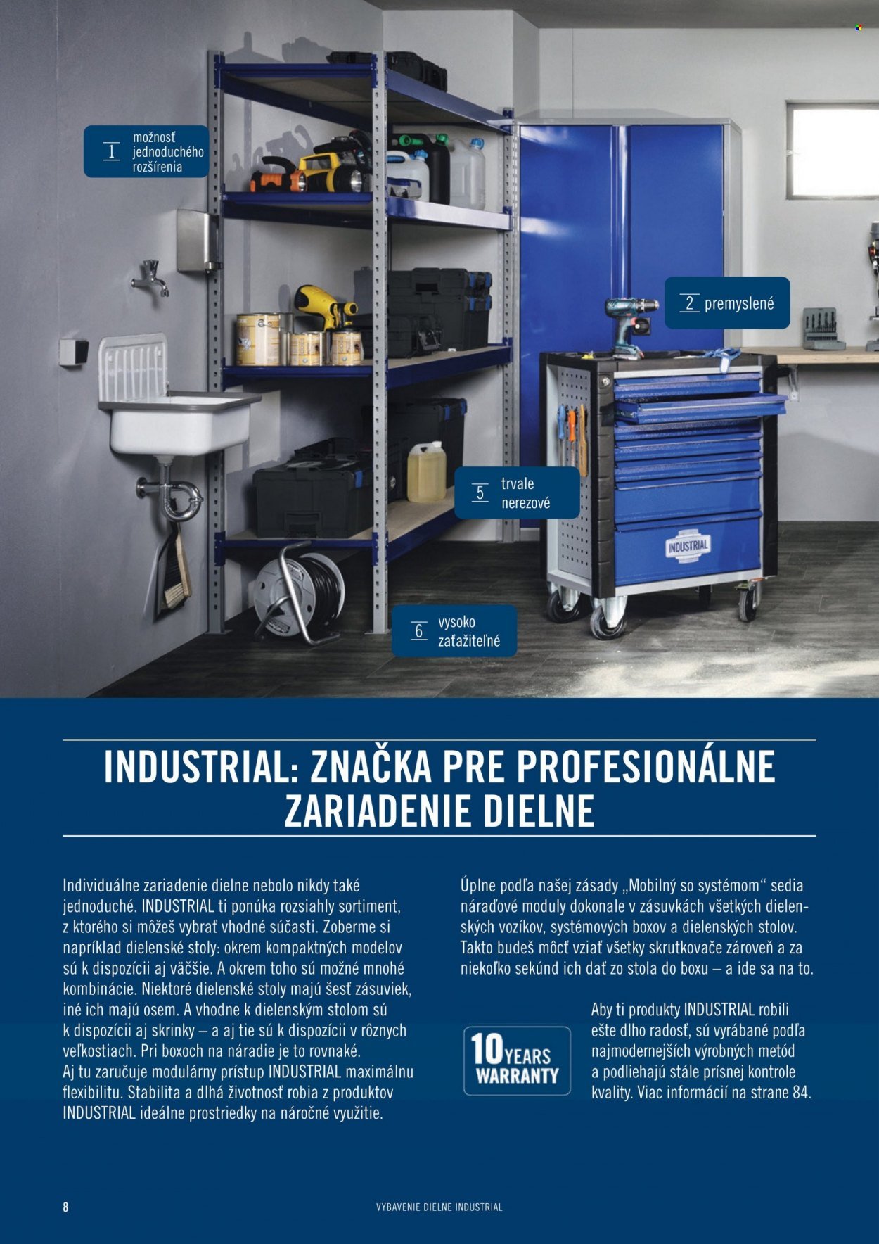 HORNBACH leták - INDUSTRIAL - Systém vybavenia dielne (2023-10-25) | 8