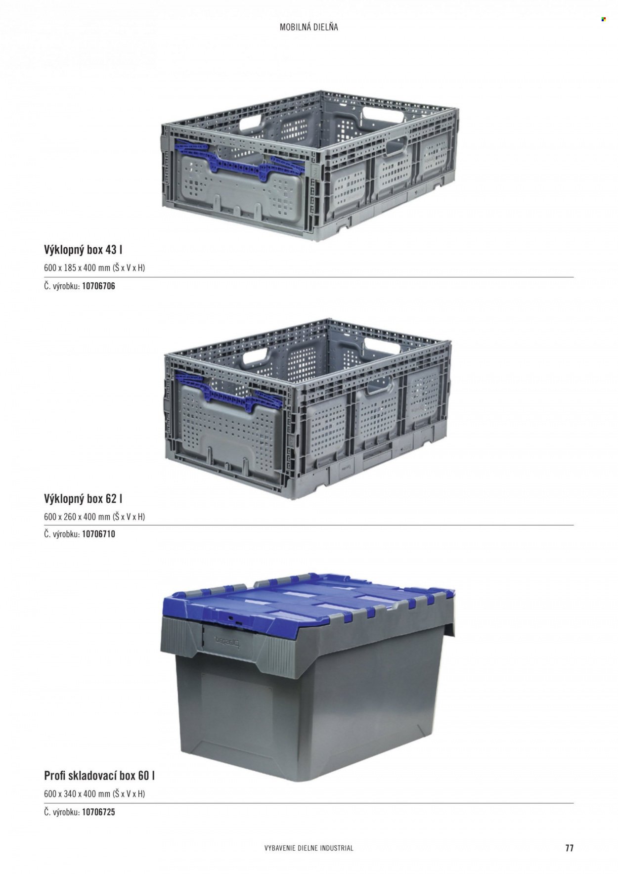 HORNBACH leták - INDUSTRIAL - Systém vybavenia dielne (2023-10-25) | 77