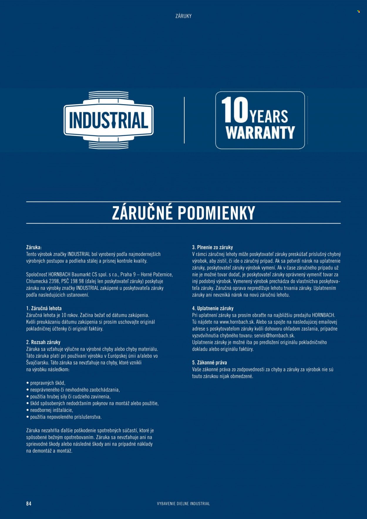 HORNBACH leták - INDUSTRIAL - Systém vybavenia dielne (2023-10-25) | 84