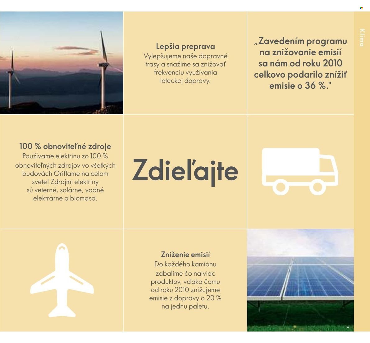 ORIFLAME leták - Udržateľnosť (2023-01-22) | 19
