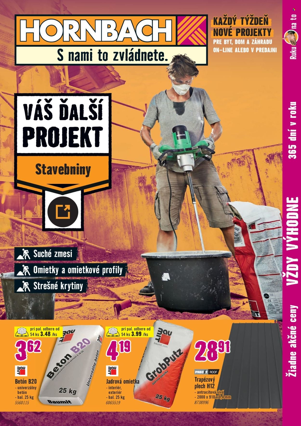 HORNBACH leták - Stavebniny (2025-08-20 - 2025-09-03) | 1