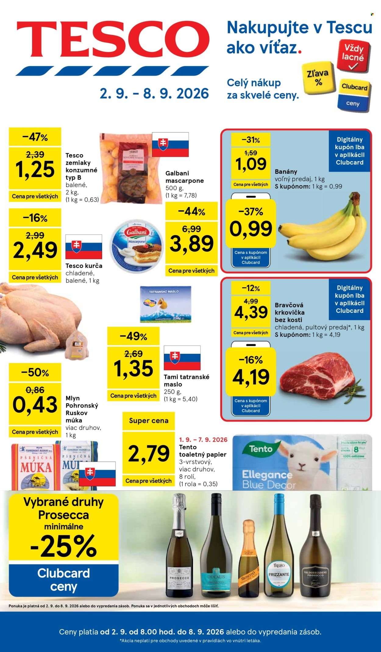 TESCO leták - Od stredy 2.9.2026
