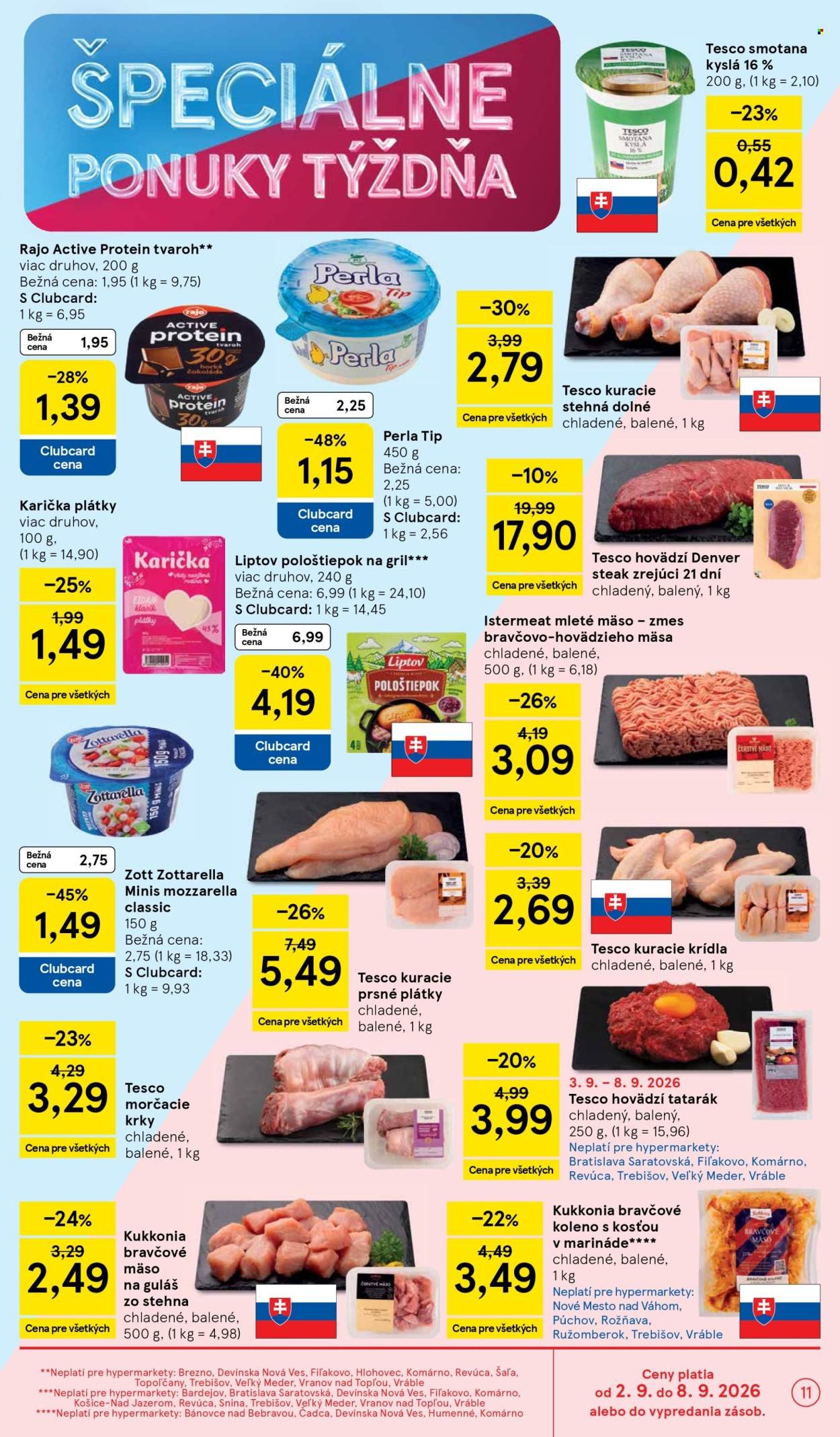 TESCO leták - Od stredy 2.9.2026