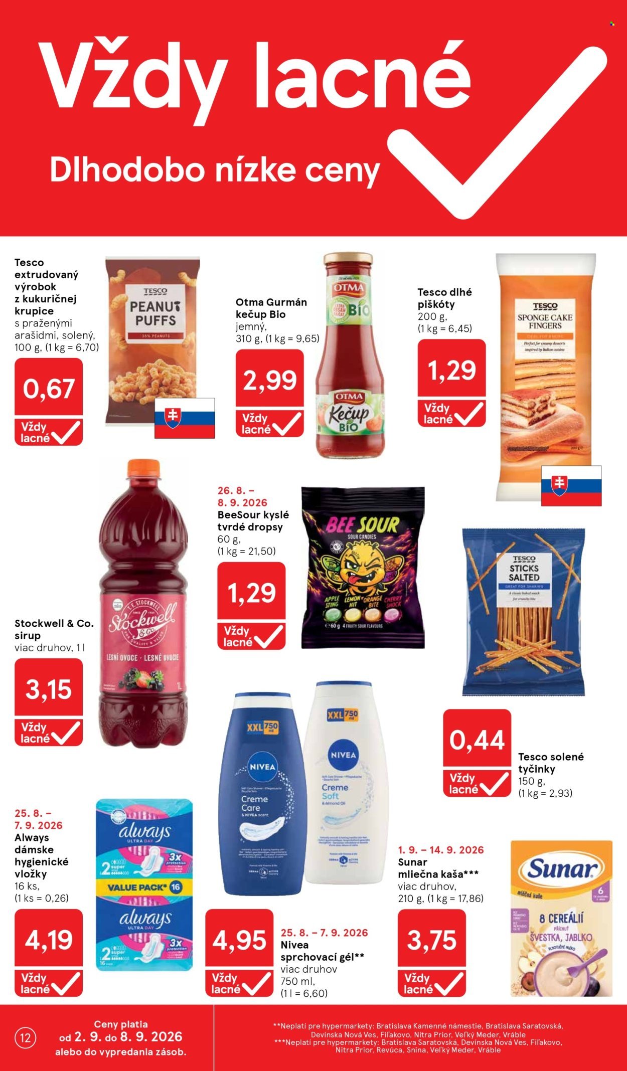 TESCO leták - Od stredy 2.9.2026