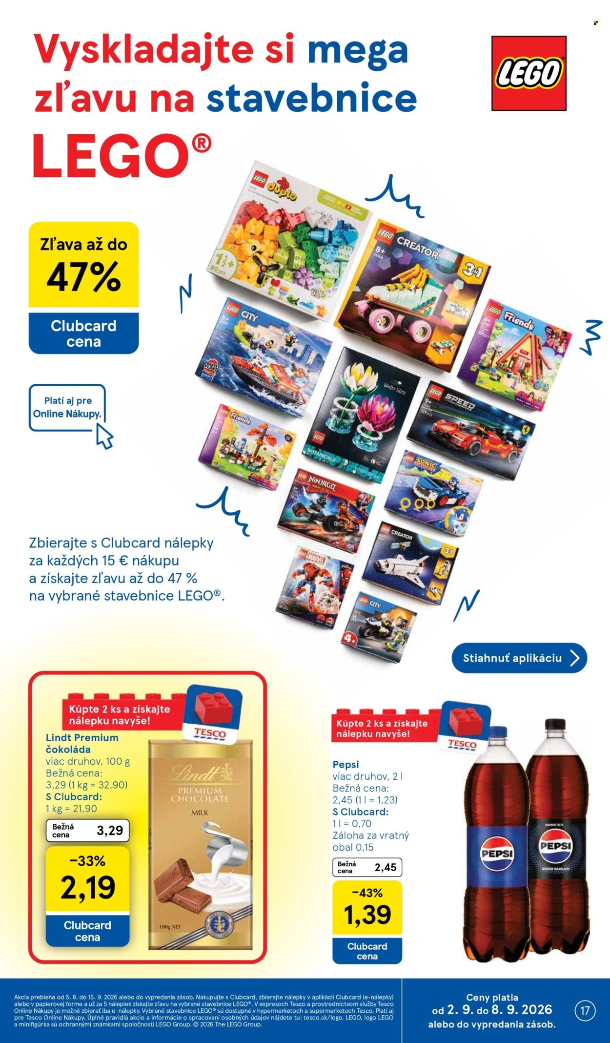 TESCO leták - Od stredy 2.9.2026