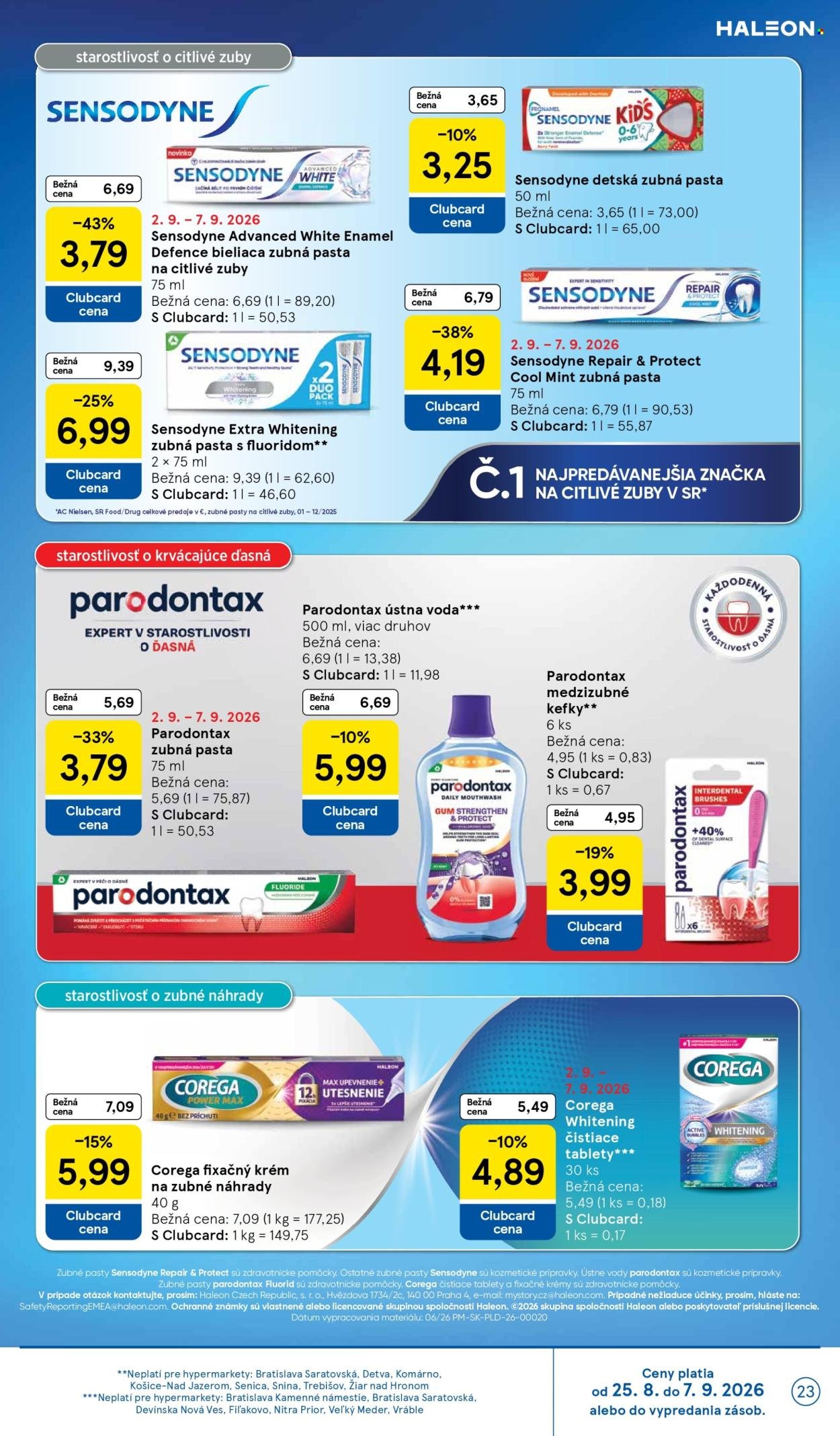 TESCO leták - Od stredy 2.9.2026