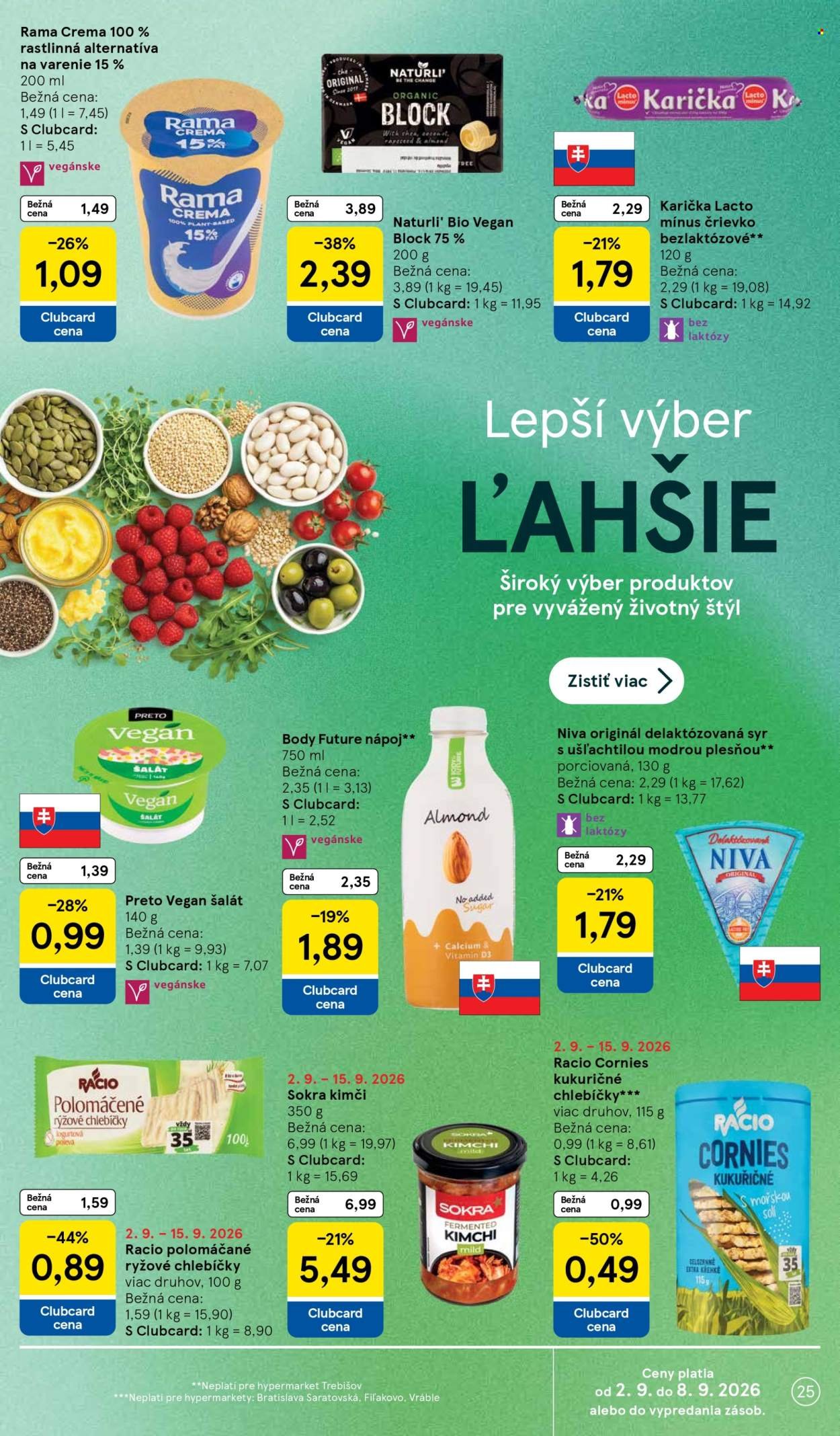 TESCO leták - Od stredy 2.9.2026