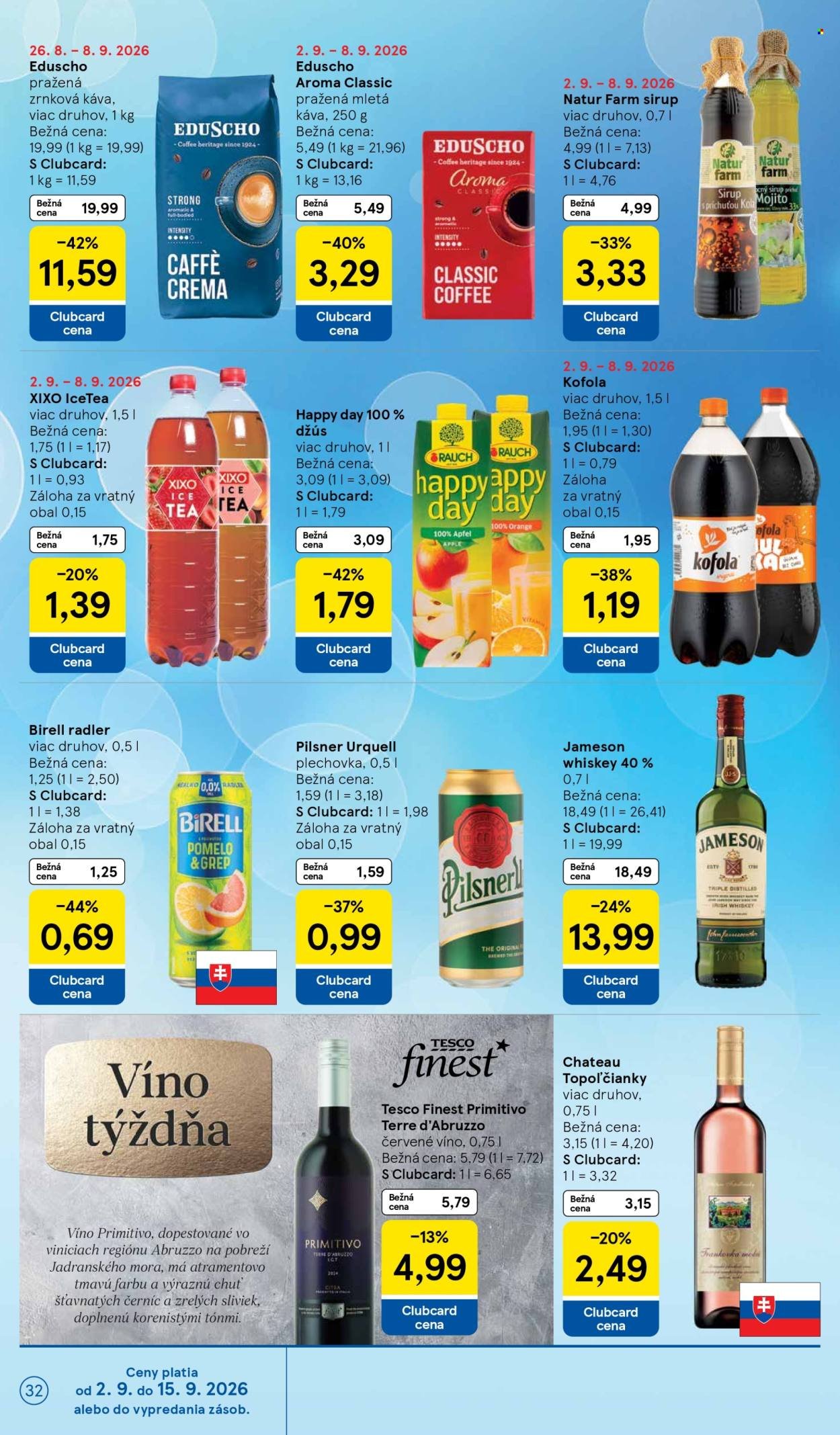 TESCO leták - Od stredy 2.9.2026