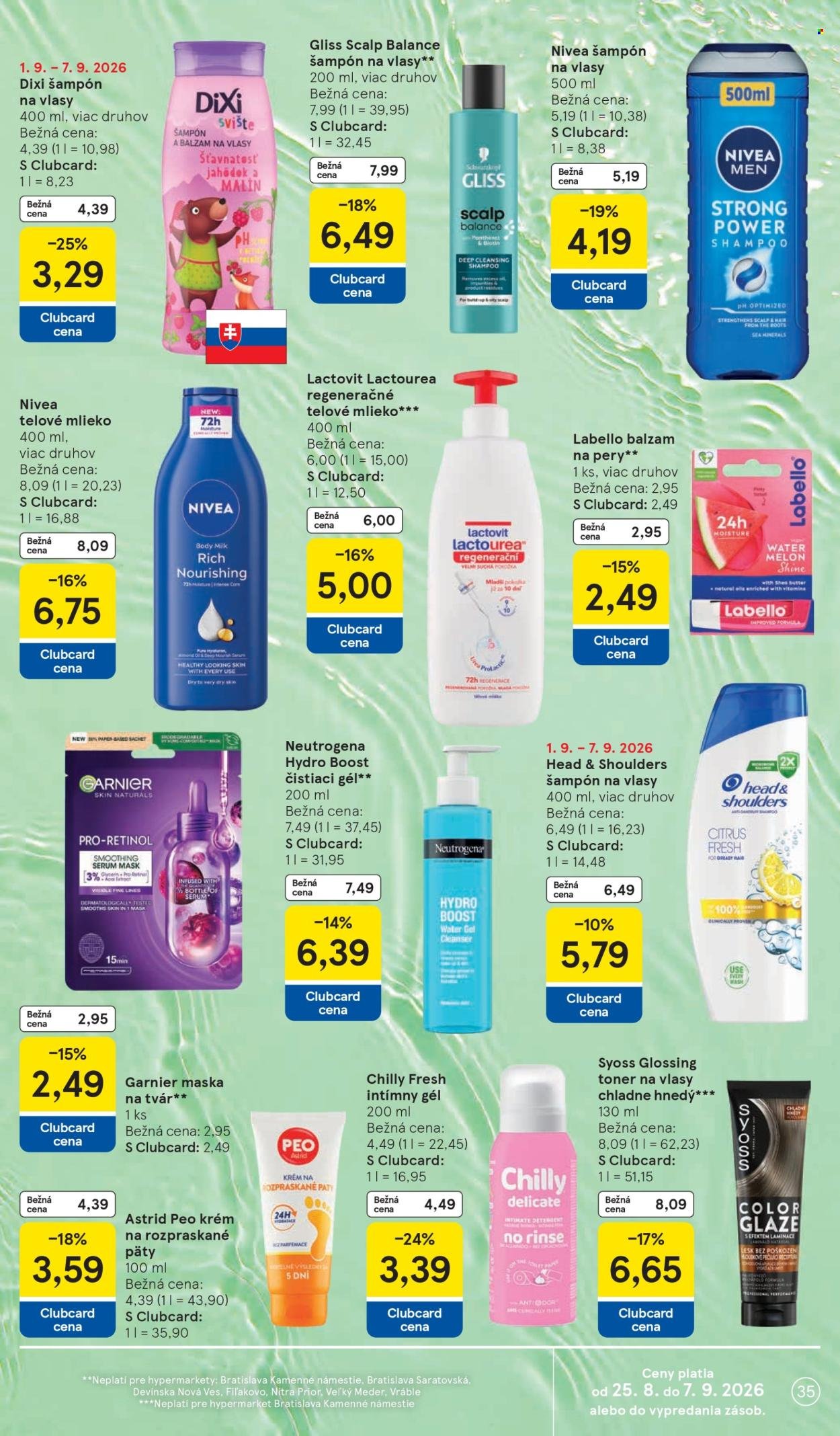 TESCO leták - Od stredy 2.9.2026