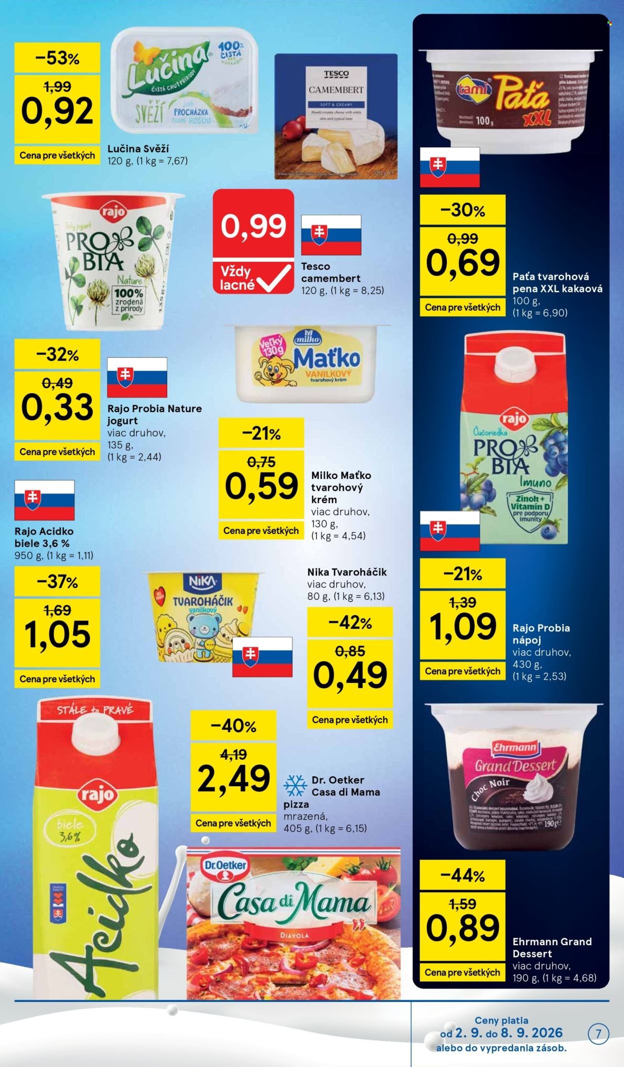 TESCO leták - Od stredy 2.9.2026