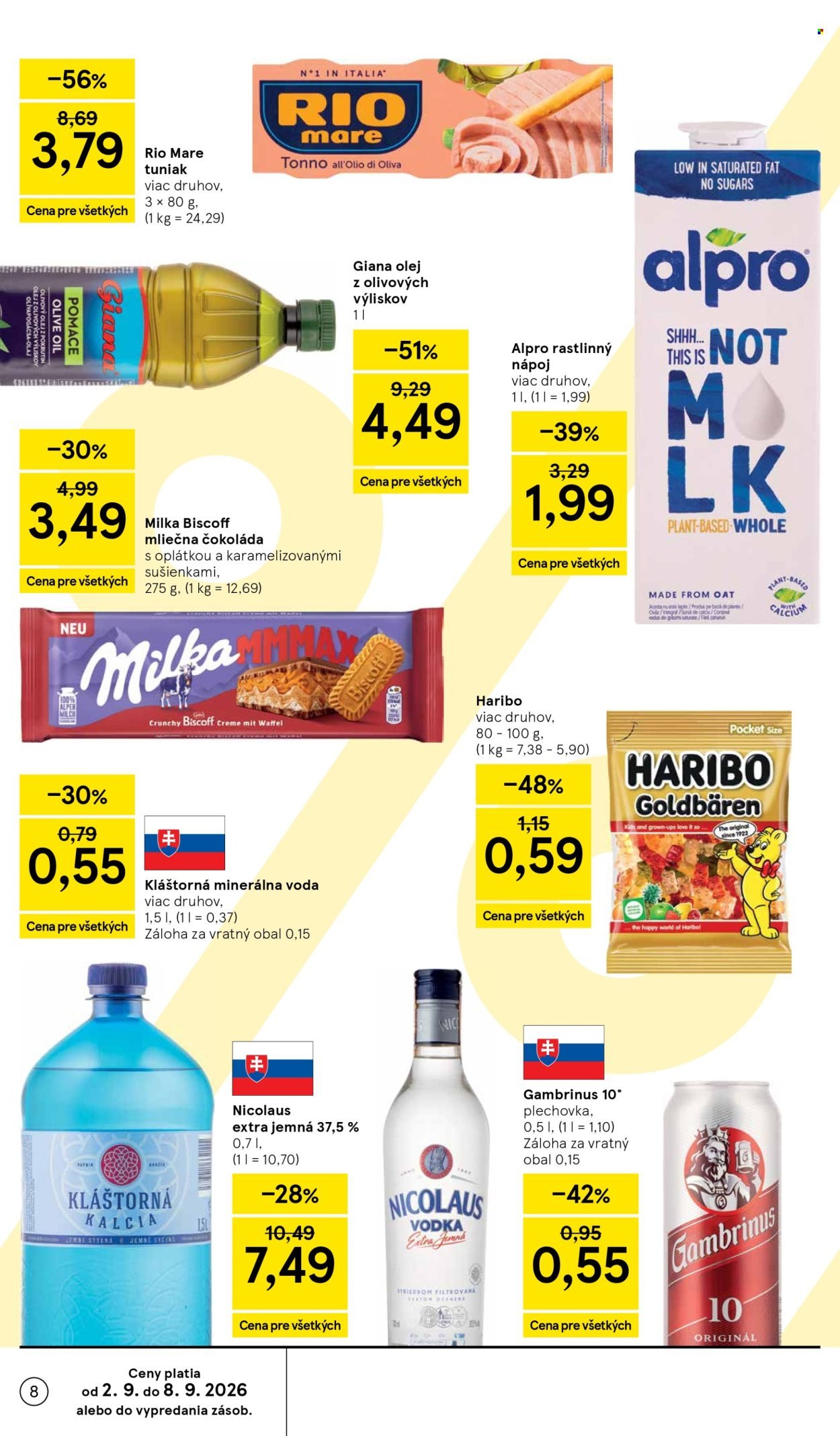 TESCO leták - Od stredy 2.9.2026