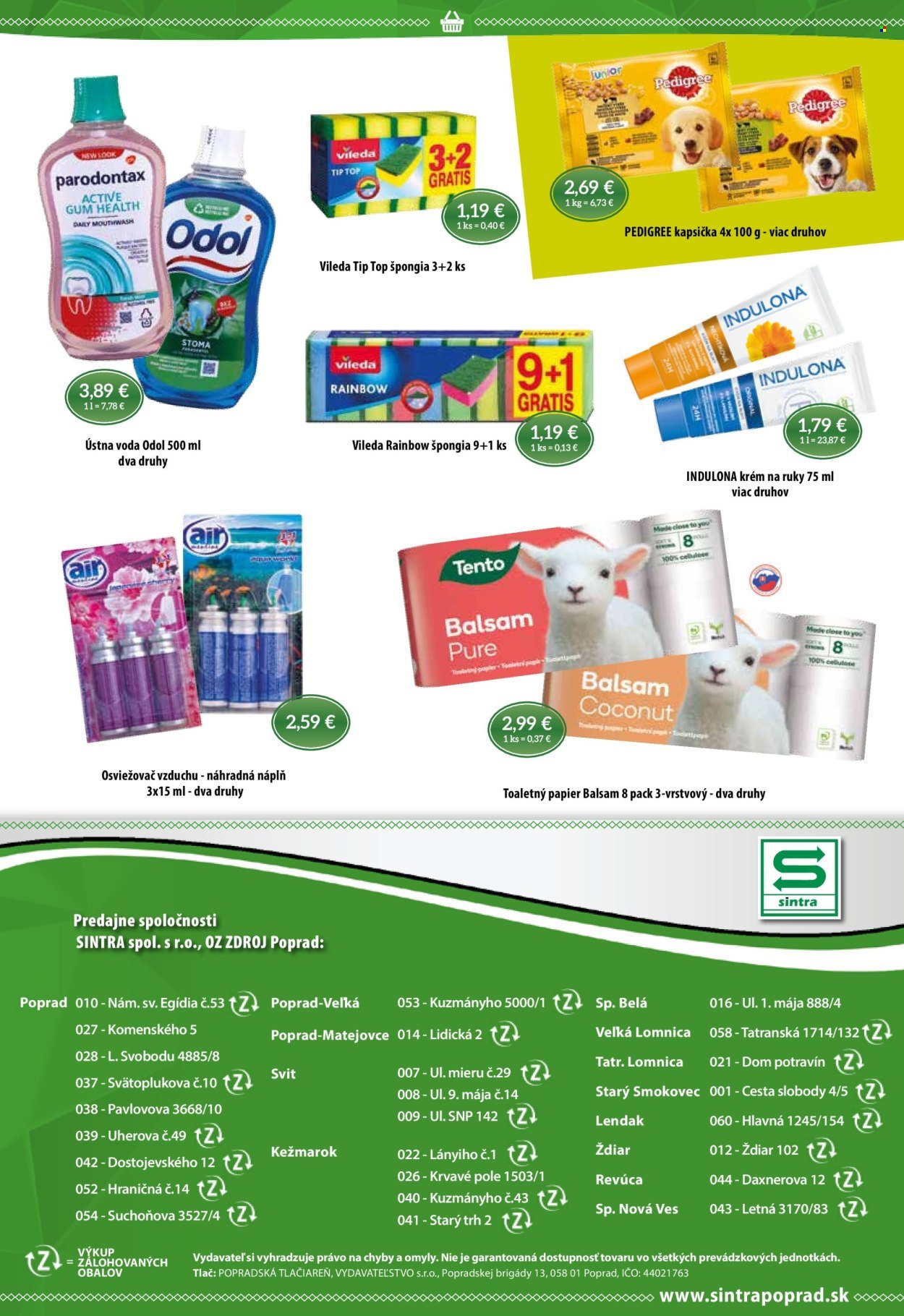 SINTRA leták - Od štvrtka 22.1.2026 (2026-01-22 - 2026-02-04) | 10
