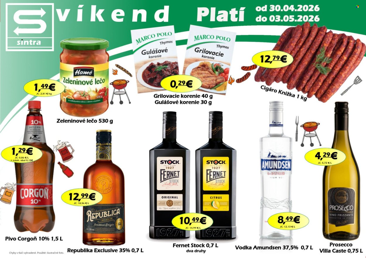 SINTRA leták - Od štvrtka 30.4.2026 (2026-04-30 - 2026-05-03) | 1