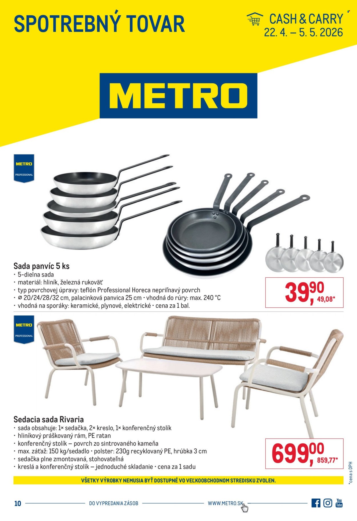 METRO leták - Spotrebný tovar (2026-04-22 - 2026-05-05) | 1