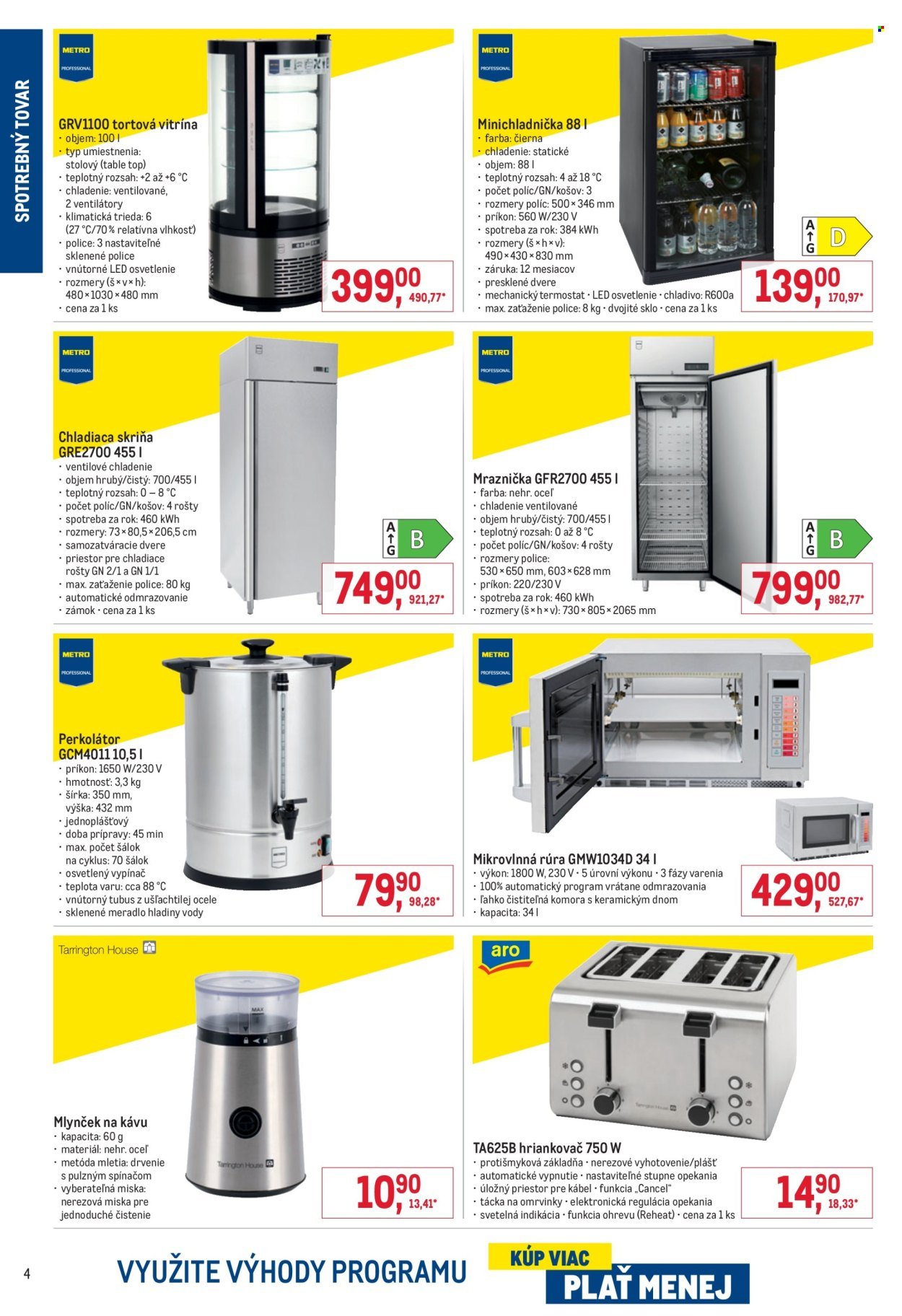 METRO leták - Spotrebný tovar (2026-04-22 - 2026-05-05) | 4