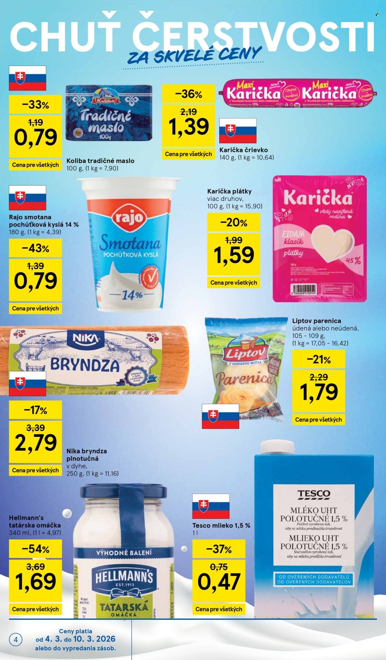 TESCO leták - Od stredy 4.3.2026 (2026-03-04 - 2026-03-10) | 4
