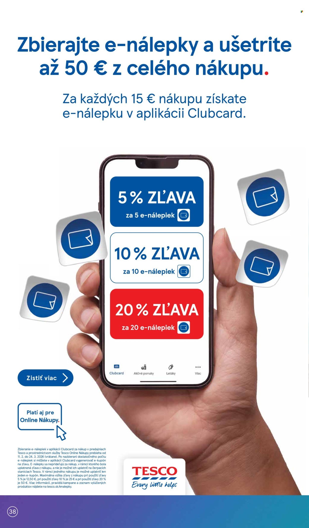 TESCO leták - Od stredy 4.3.2026 (2026-03-04 - 2026-03-10) | 38