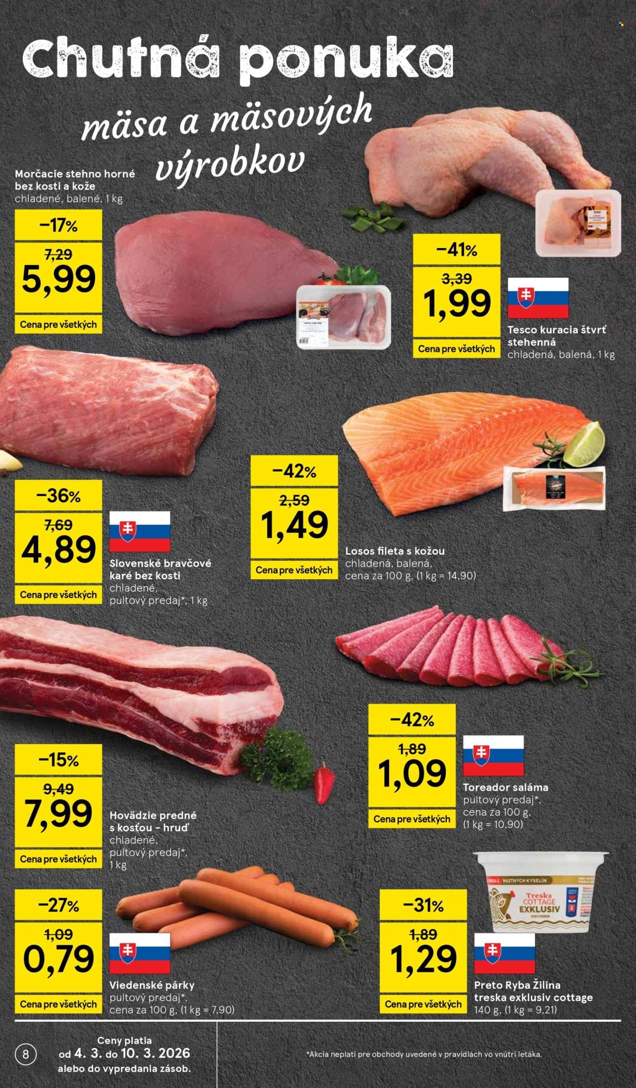 TESCO leták - Od stredy 4.3.2026 (2026-03-04 - 2026-03-10) | 8