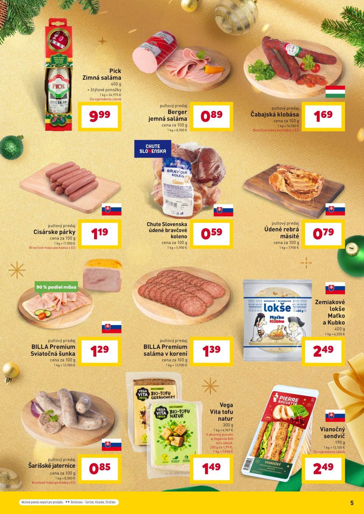 BILLA leták - Vianočná hostina (2025-12-10 - 2025-12-31) | 5
