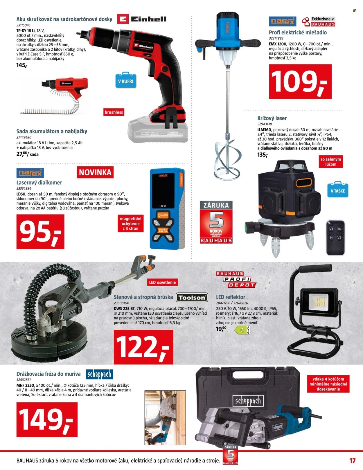 BAUHAUS leták - Aktuálna ponuka (2026-01-12 - 2026-02-08) | 17