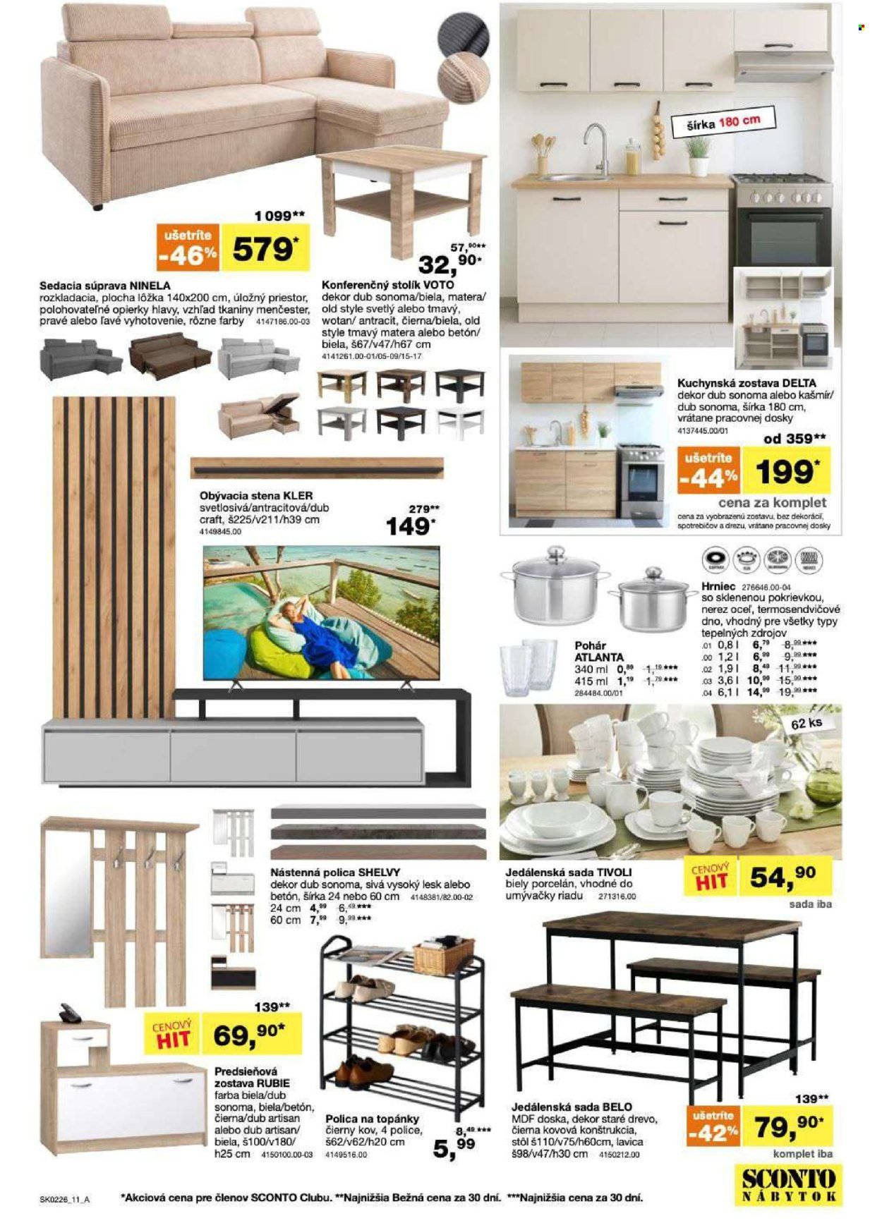 SCONTO NÁBYTOK leták - -40% na sedacie súpravy, pohovky, kreslá (2026-01-21 - 2026-02-01) | 11