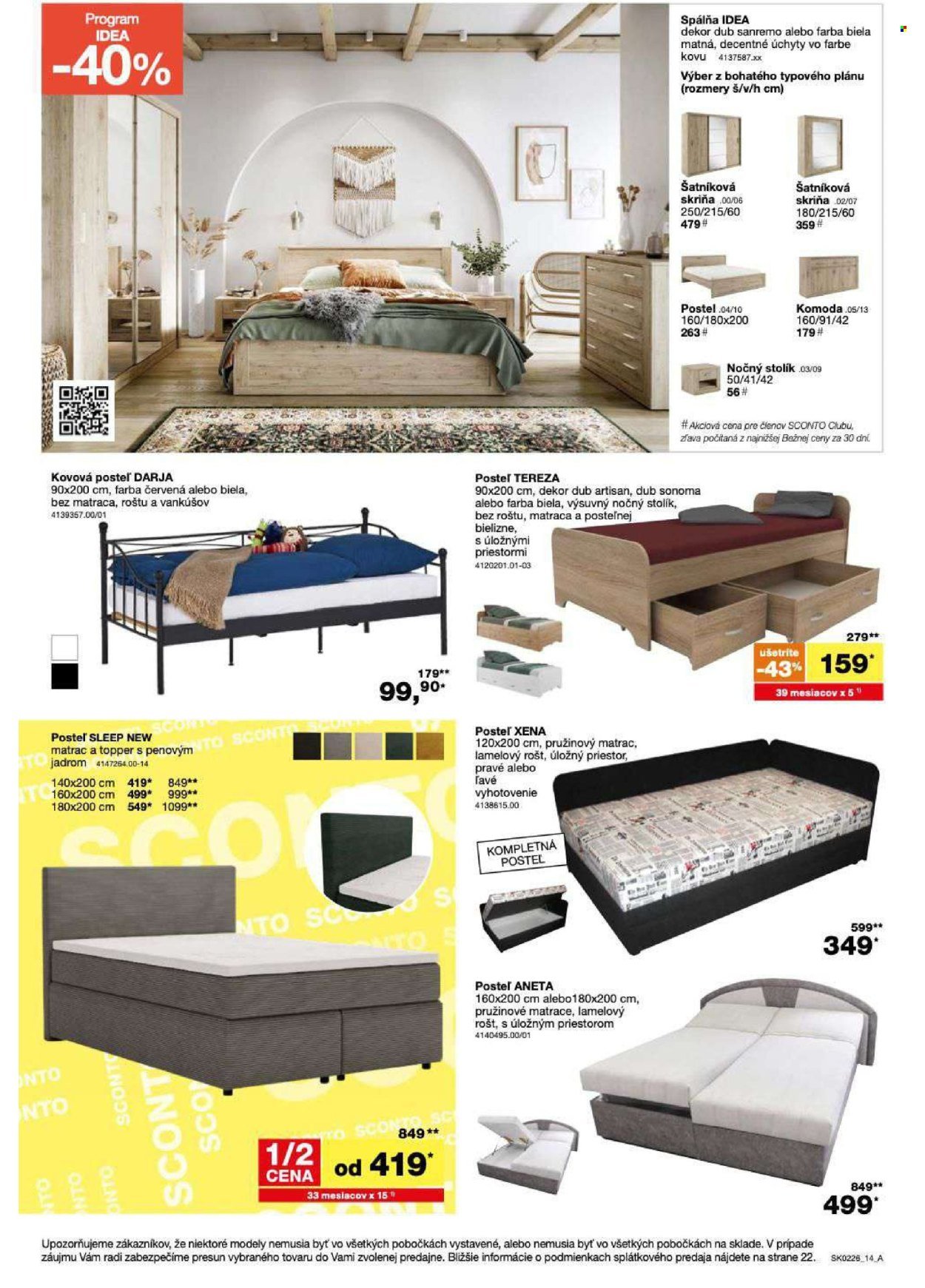 SCONTO NÁBYTOK leták - -40% na sedacie súpravy, pohovky, kreslá (2026-01-21 - 2026-02-01) | 14