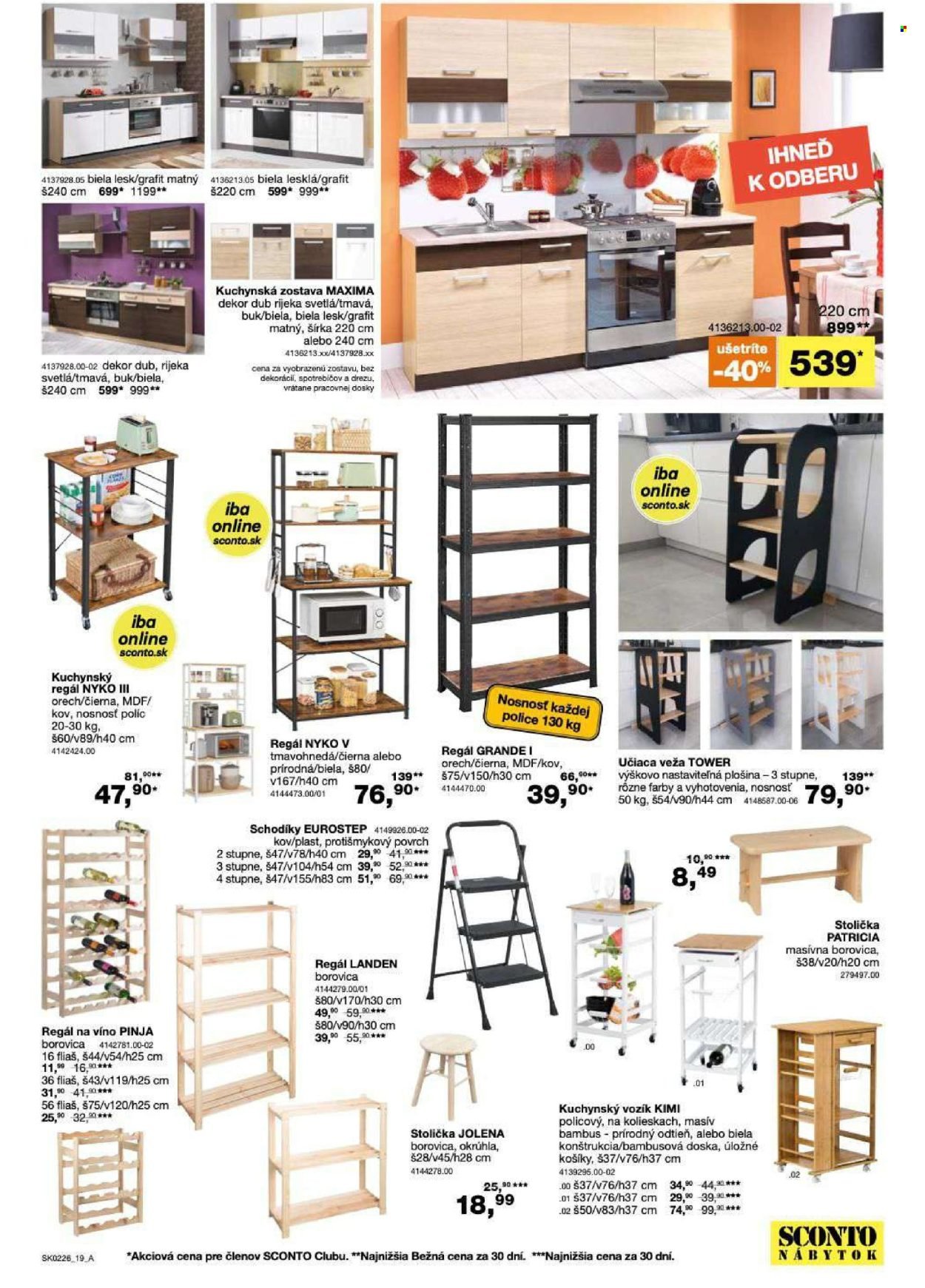 SCONTO NÁBYTOK leták - -40% na sedacie súpravy, pohovky, kreslá (2026-01-21 - 2026-02-01) | 19