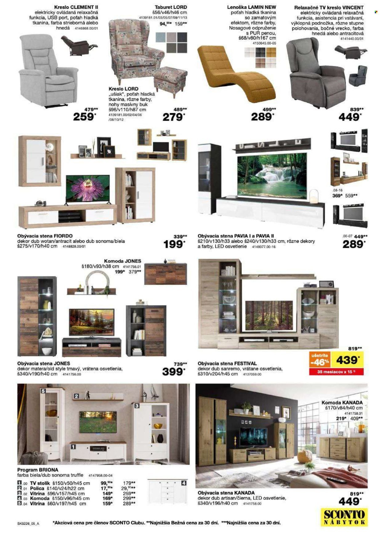 SCONTO NÁBYTOK leták - -40% na sedacie súpravy, pohovky, kreslá (2026-01-21 - 2026-02-01) | 5