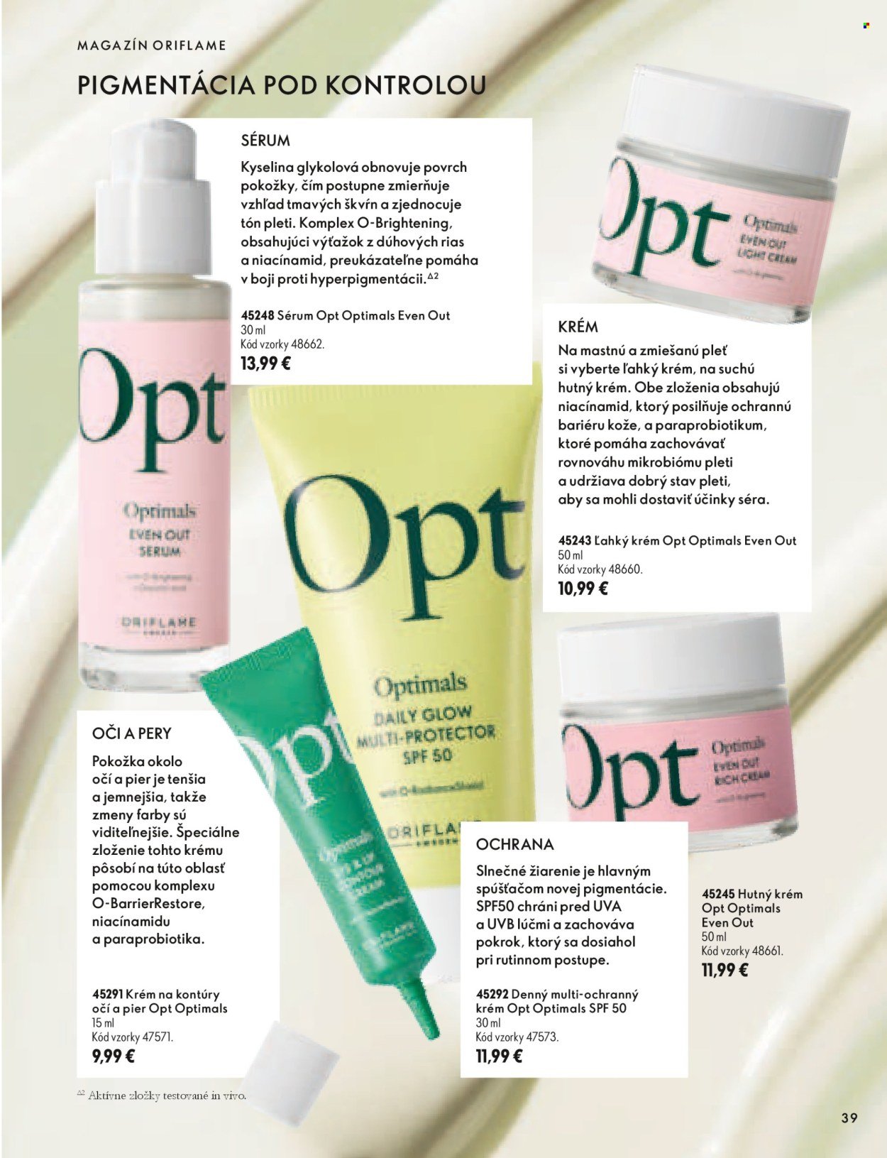 ORIFLAME leták - Katalóg 14-15