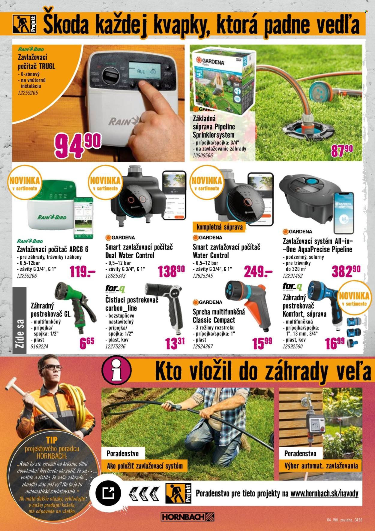 HORNBACH leták - Váš ďalší projekt - Zavlažovanie (2026-04-08 - 2026-04-22) | 4