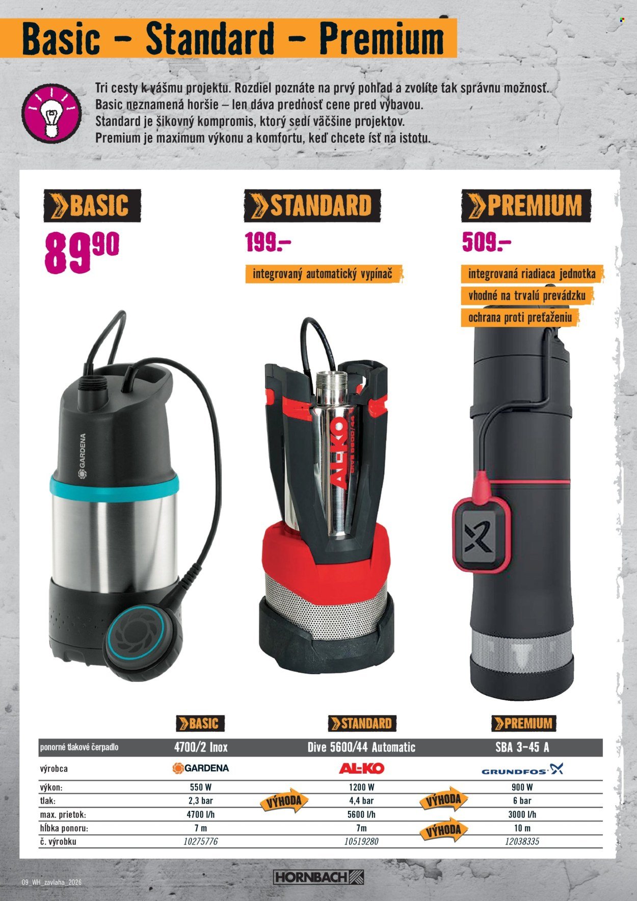 HORNBACH leták - Váš ďalší projekt - Zavlažovanie (2026-04-08 - 2026-04-22) | 9