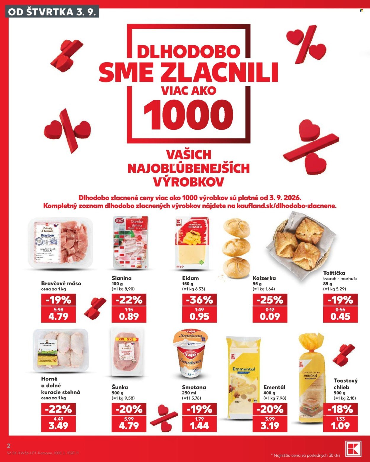 KAUFLAND leták - Od štvrtka 3.9.2026