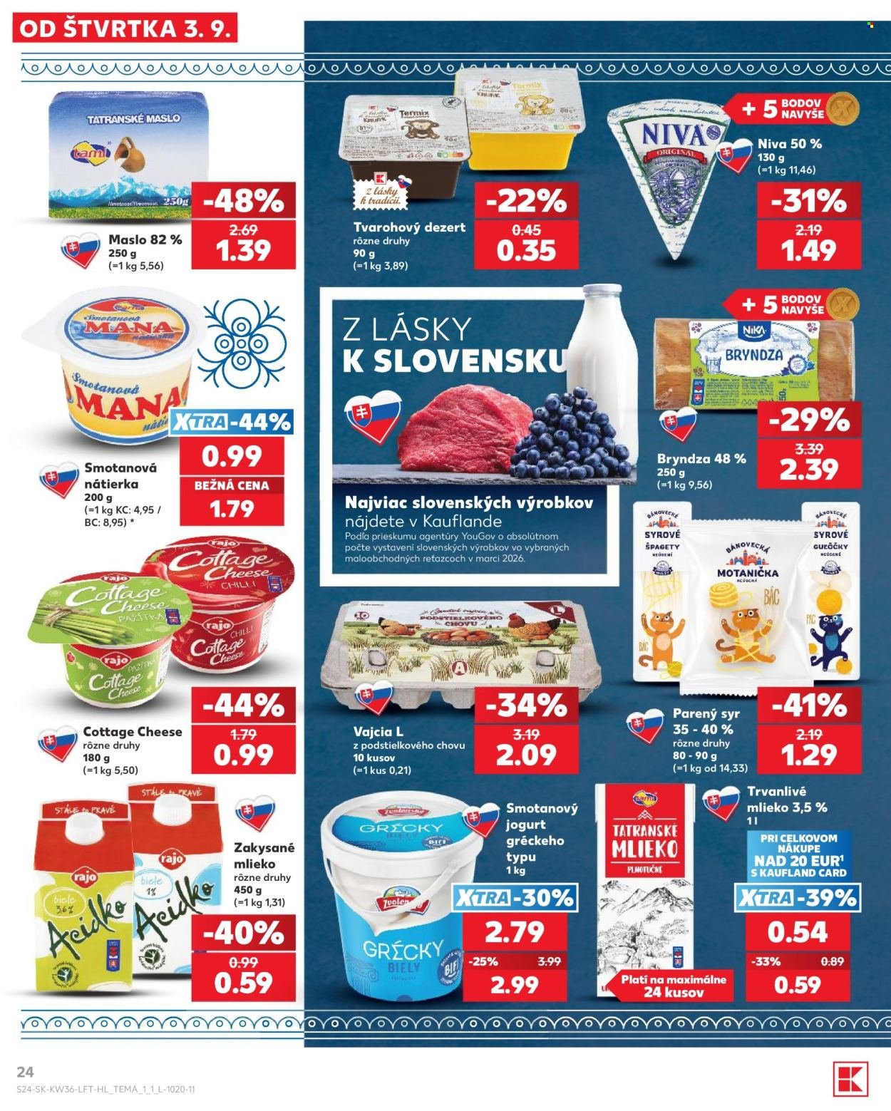 KAUFLAND leták - Od štvrtka 3.9.2026