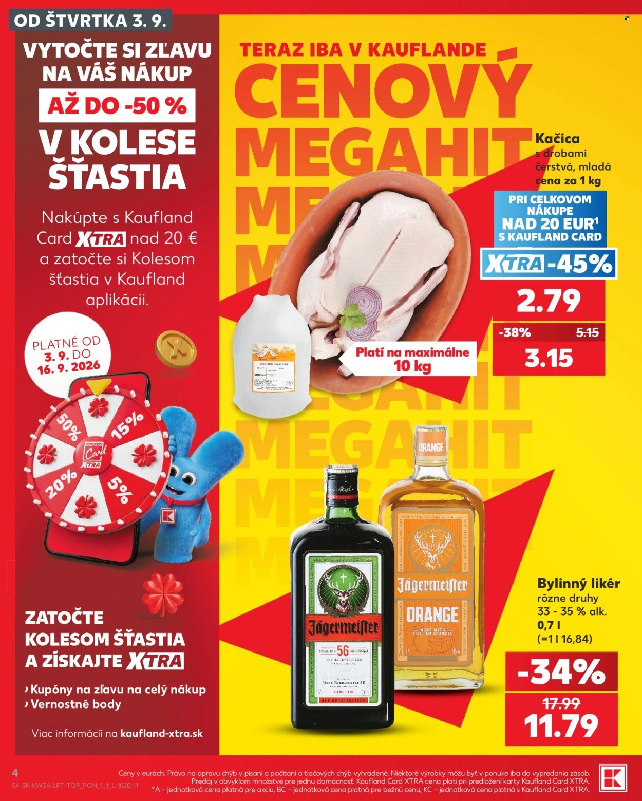 KAUFLAND leták - Od štvrtka 3.9.2026