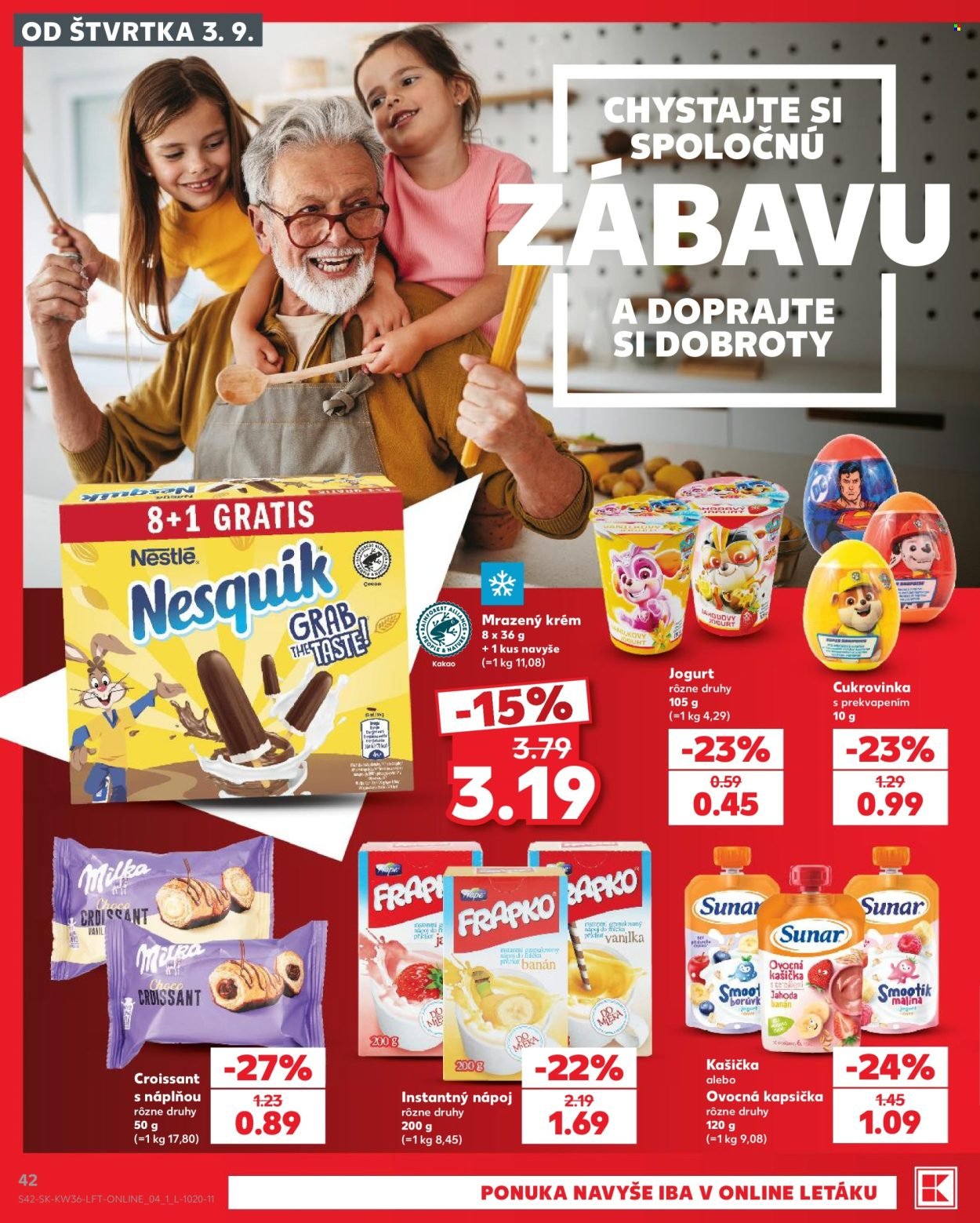 KAUFLAND leták - Od štvrtka 3.9.2026
