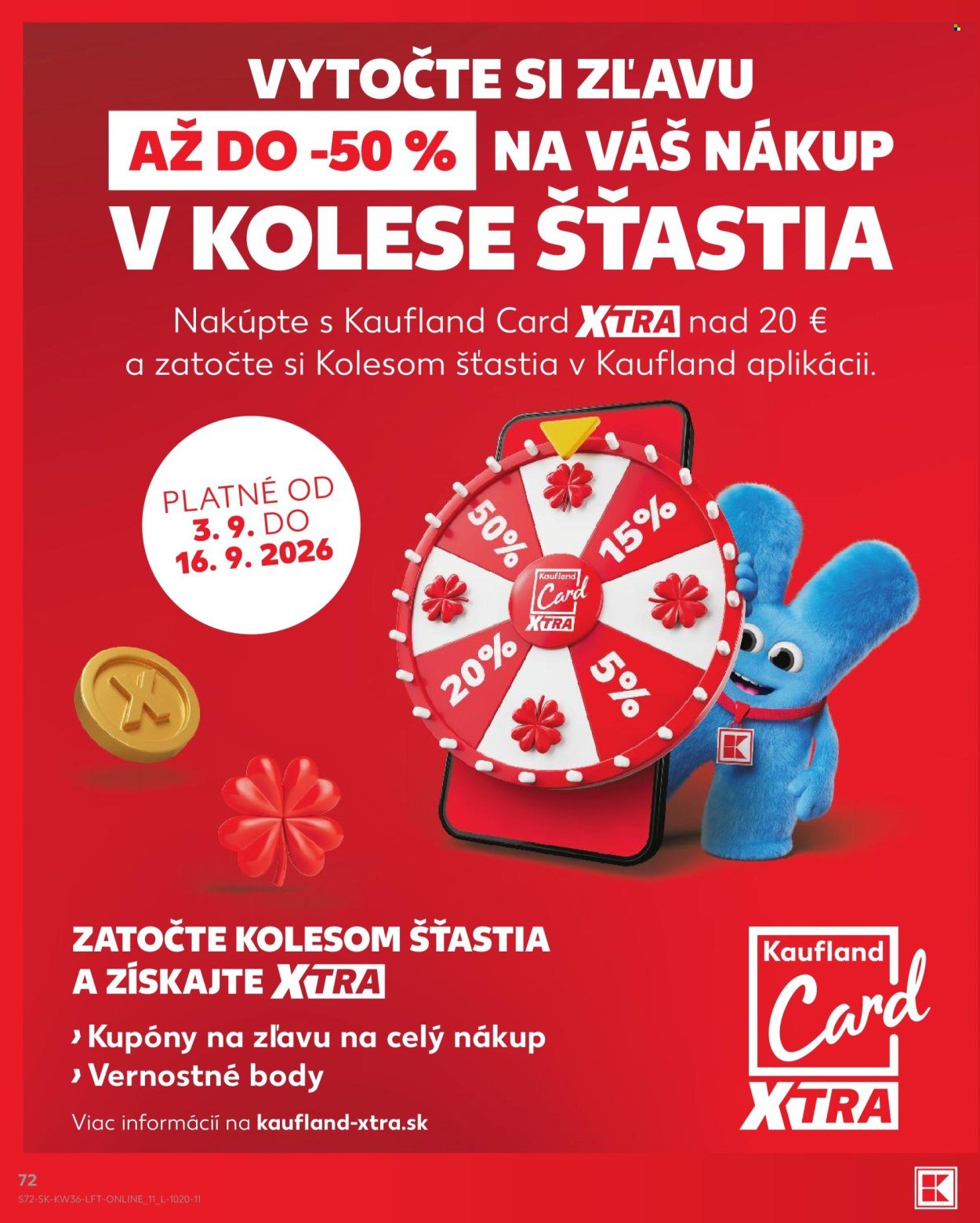 KAUFLAND leták - Od štvrtka 3.9.2026